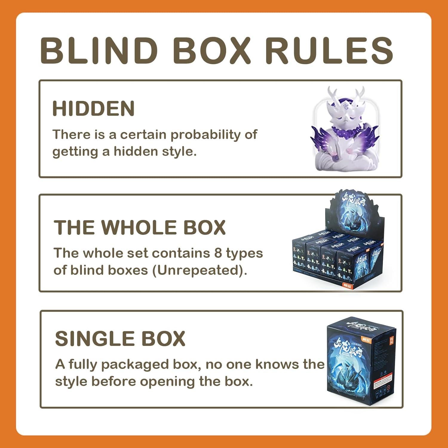 Figuras Coleccionables BEEMAI Bestias Míticas 8PCs Aleatorias