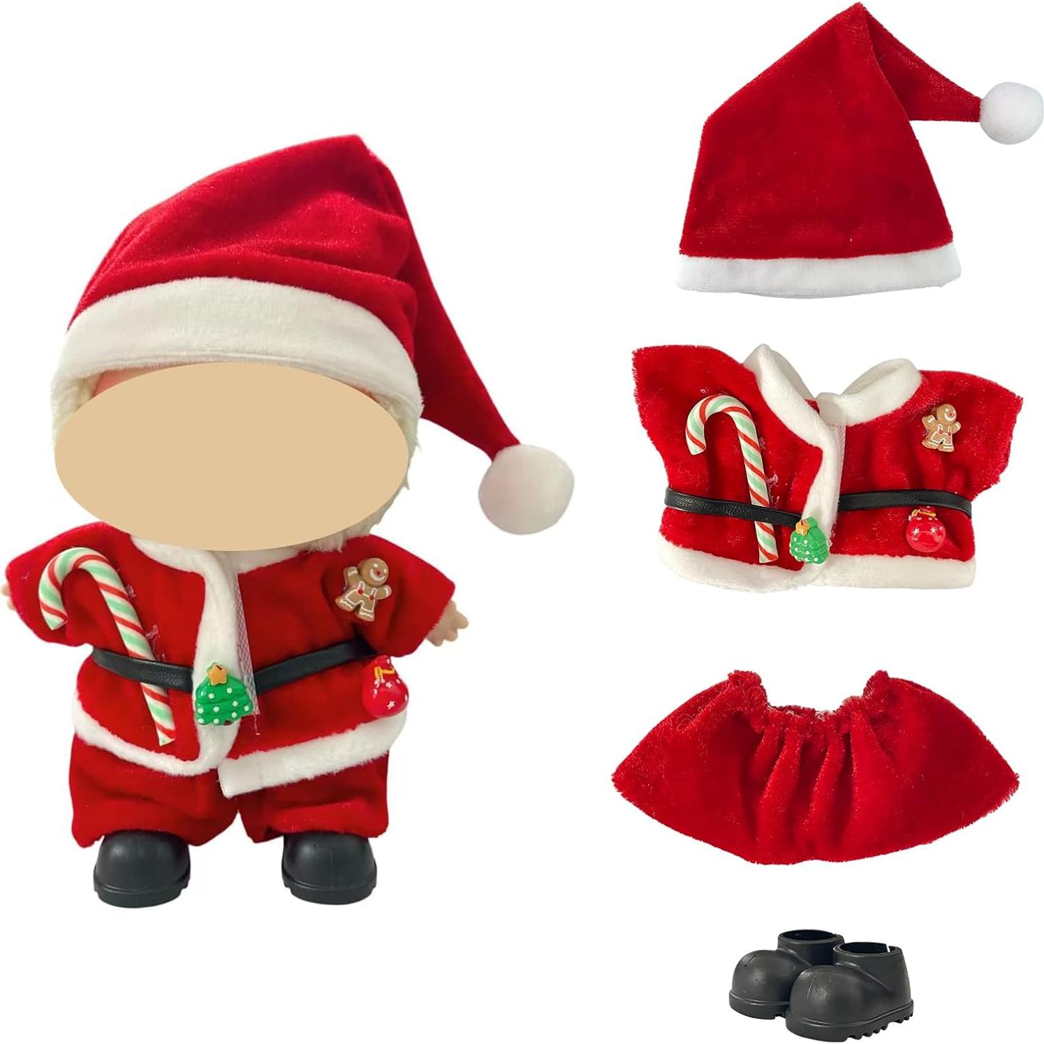 5 Conjuntos de Ropa de Muñeca de Navidad Ezcora 15-18cm