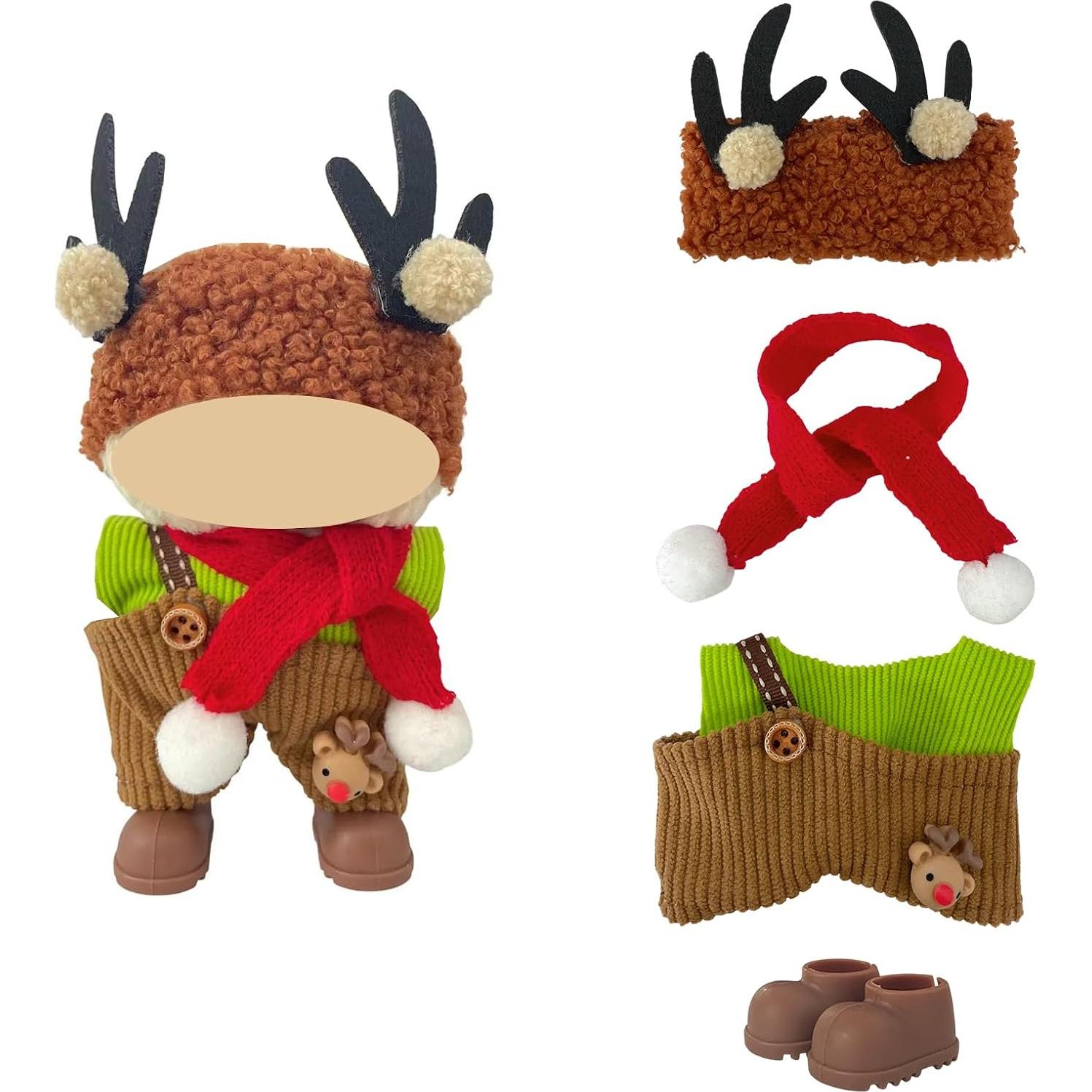 5 Conjuntos de Ropa de Muñeca de Navidad Ezcora 15-18cm