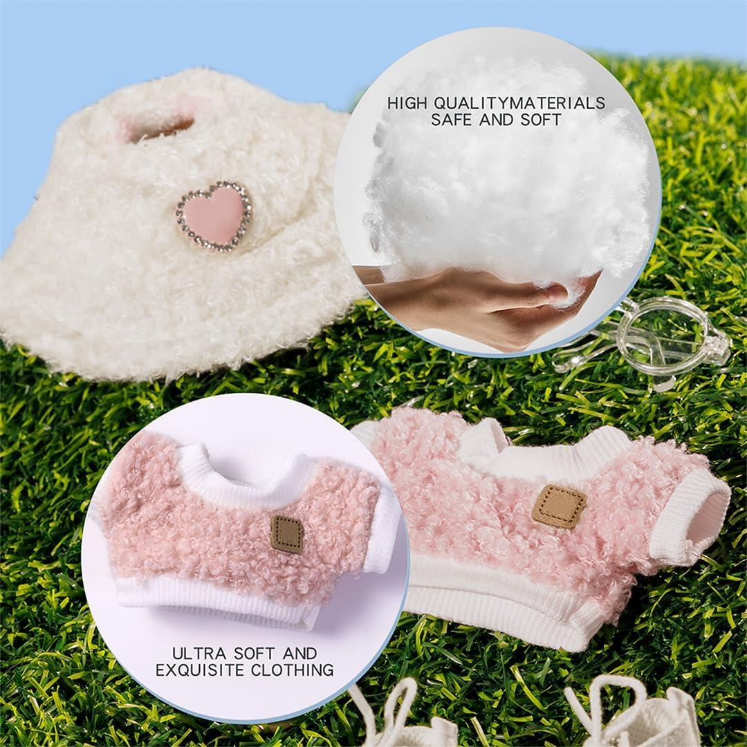 Conjunto de Ropa para Muñeca 17cm Genérico + Sombrero y Accesorios