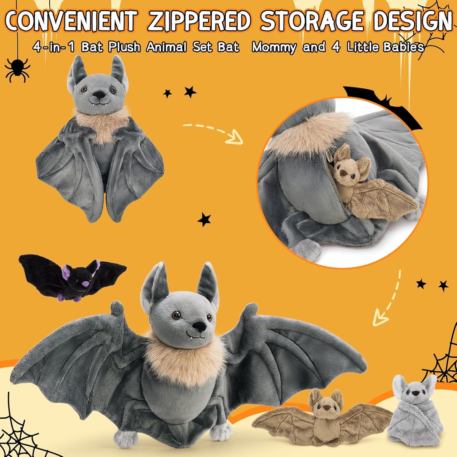 Conjunto de Peluche Gótico Tezituor Murciélago Grande 81 cm