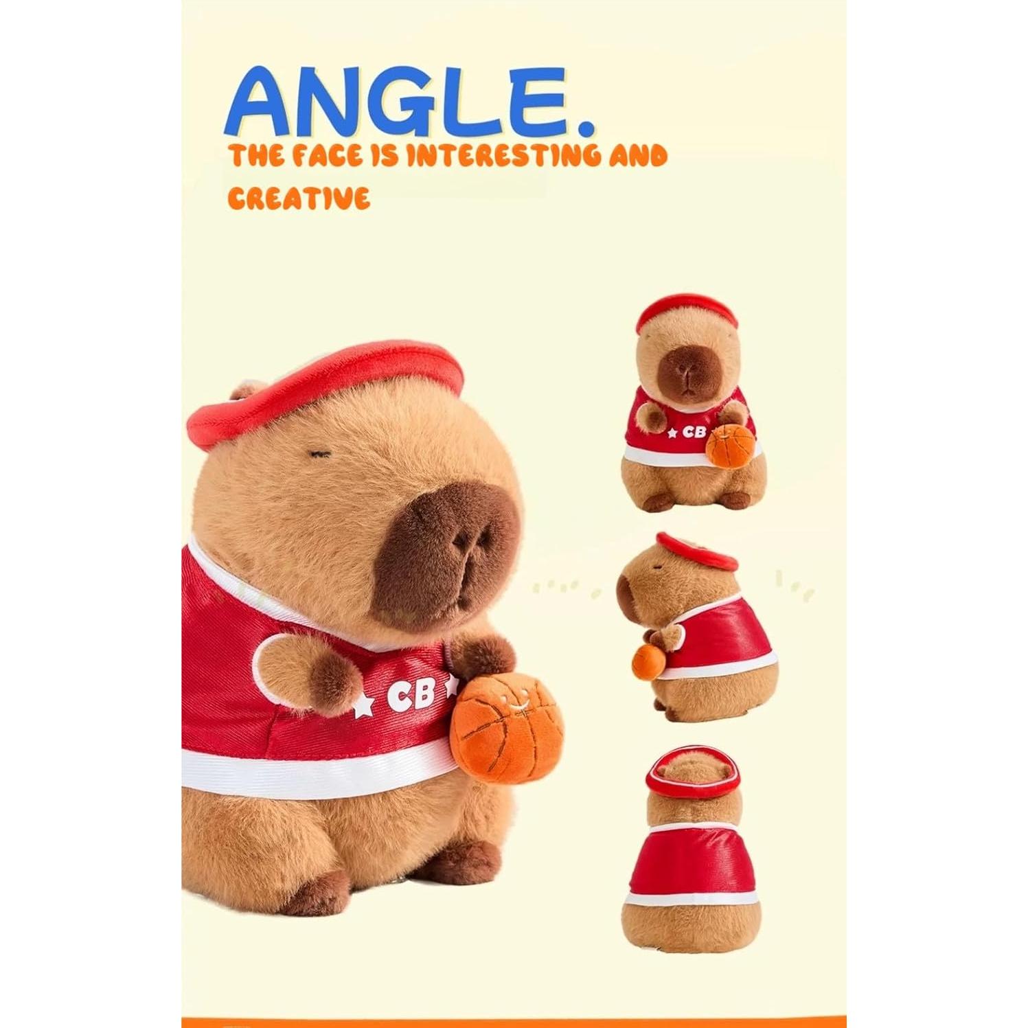 Juguete de Peluche Capibara RicoConejo 22.86 cm Baloncesto