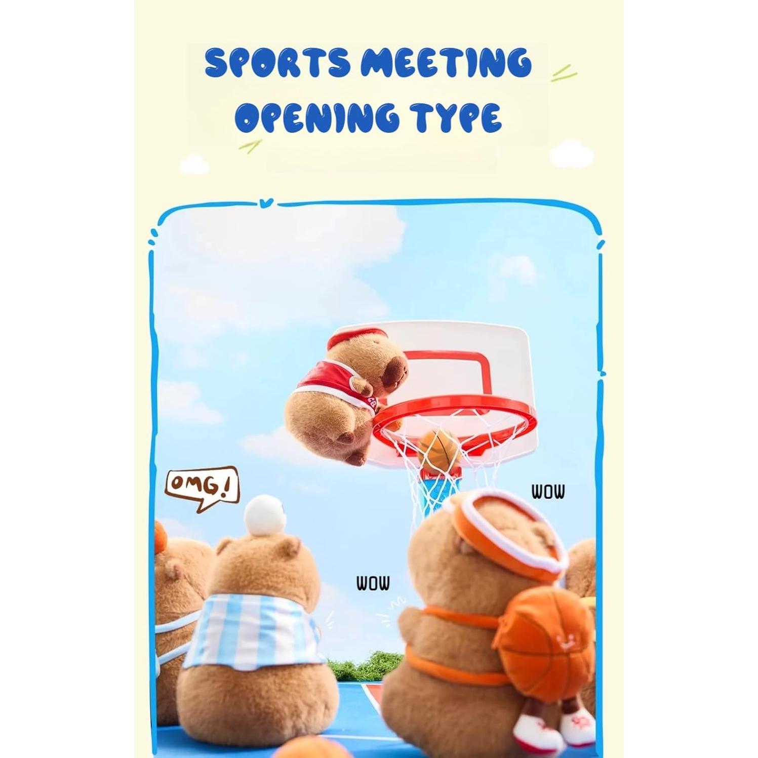 Juguete de Peluche Capibara RicoConejo 22.86 cm Baloncesto