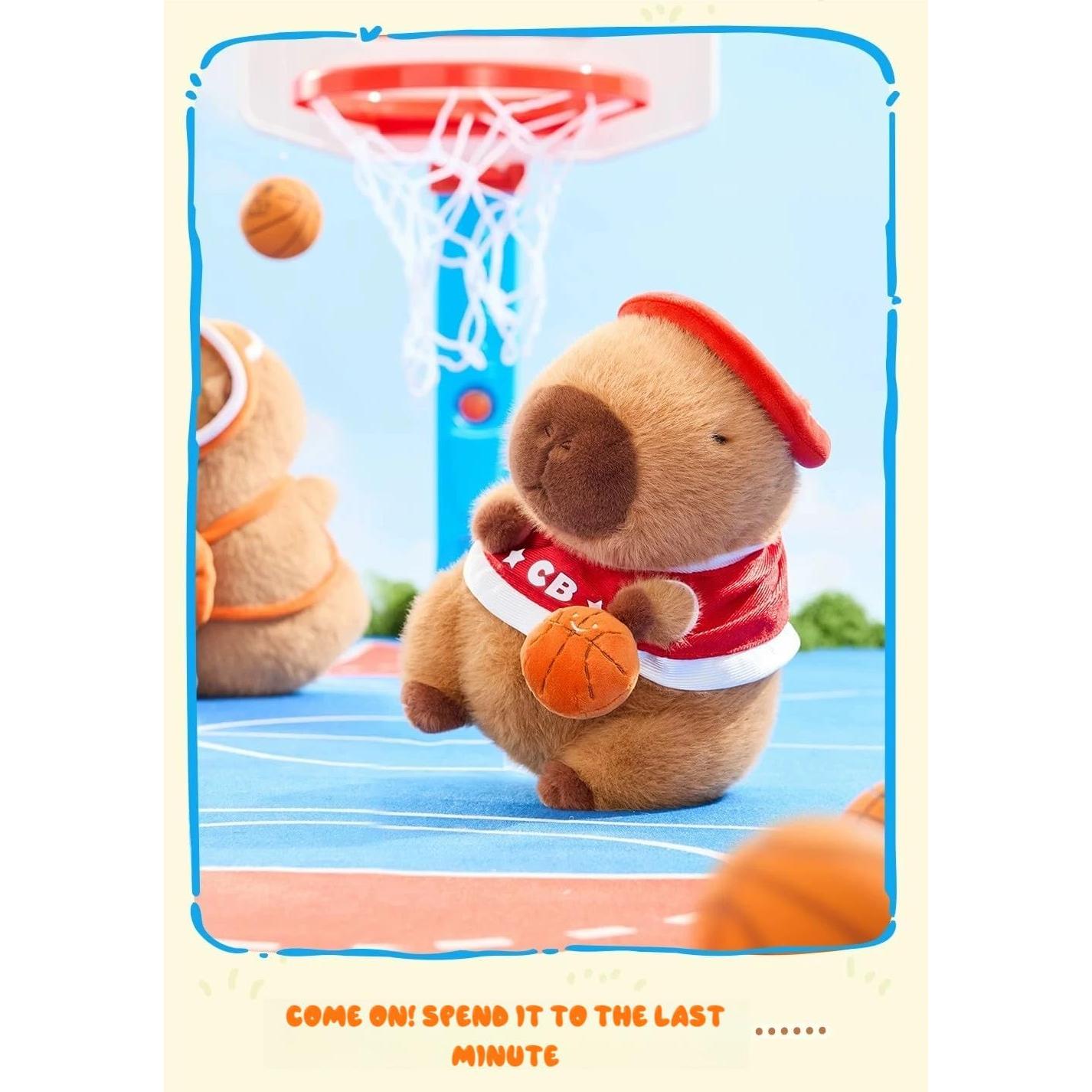 Juguete de Peluche Capibara RicoConejo 22.86 cm Baloncesto