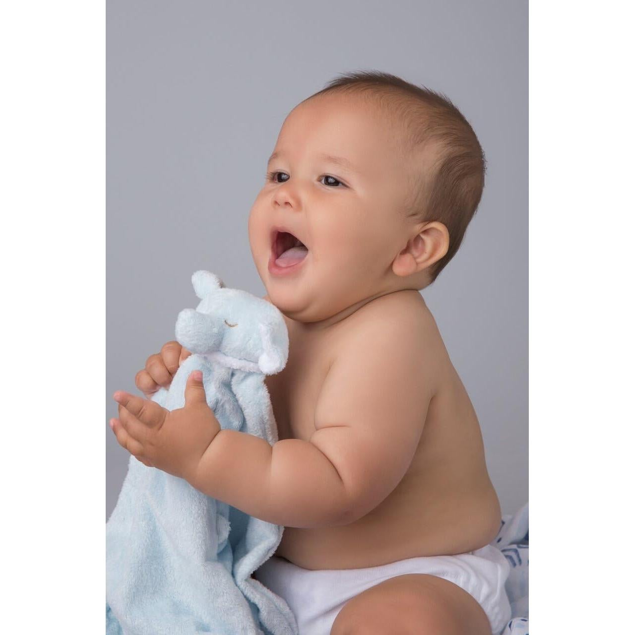 Set de Mantas Cuddle Twins Angel Dear Elefante Azul