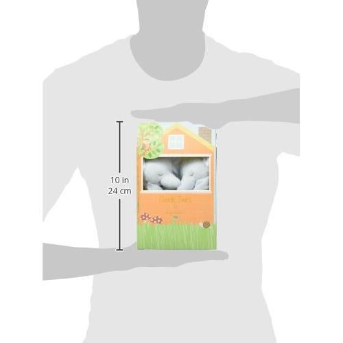 Set de Mantas Cuddle Twins Angel Dear Elefante Azul