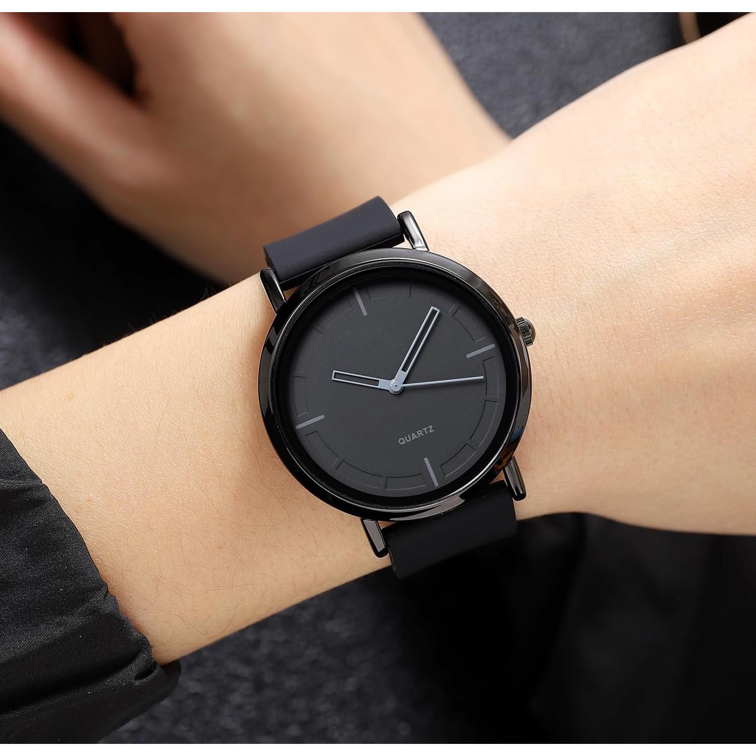 Reloj de Pulsera Analógico Unisex BESTKANG Cuarzo Silicona 40.5mm