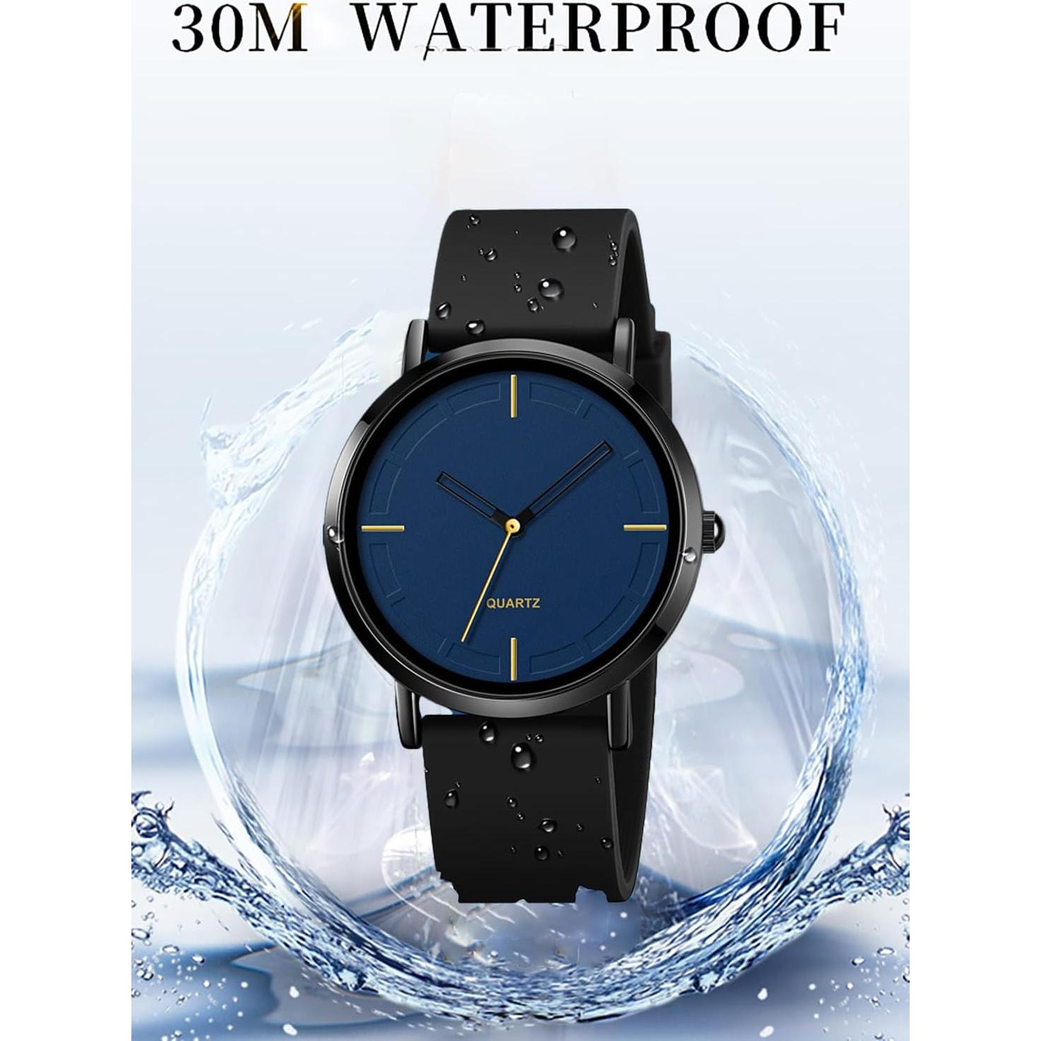 Reloj de Pulsera Analógico Unisex BESTKANG Cuarzo Silicona 40.5mm