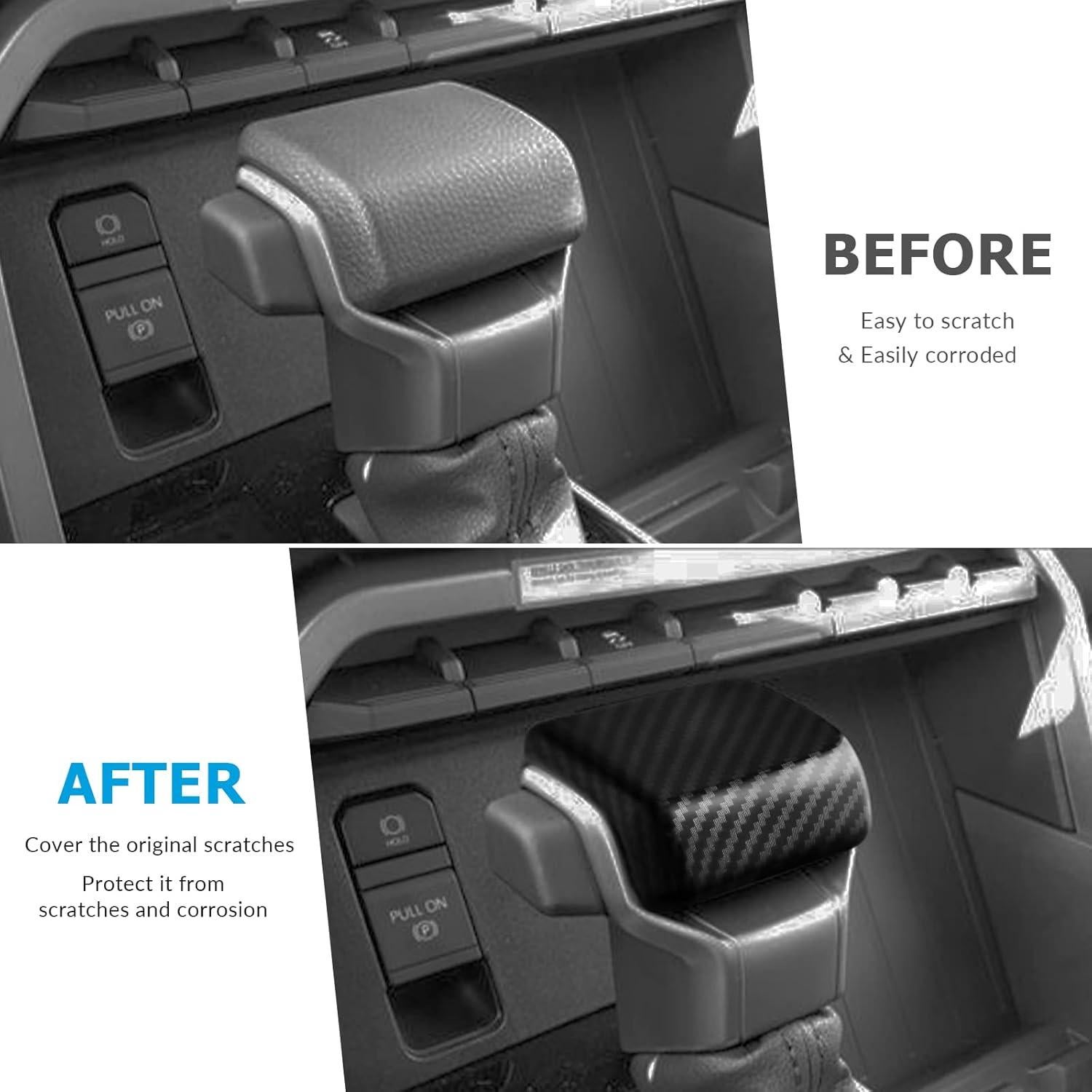 Cubierta de pomo de cambio INTGET para Toyota Tundra 2022-2025