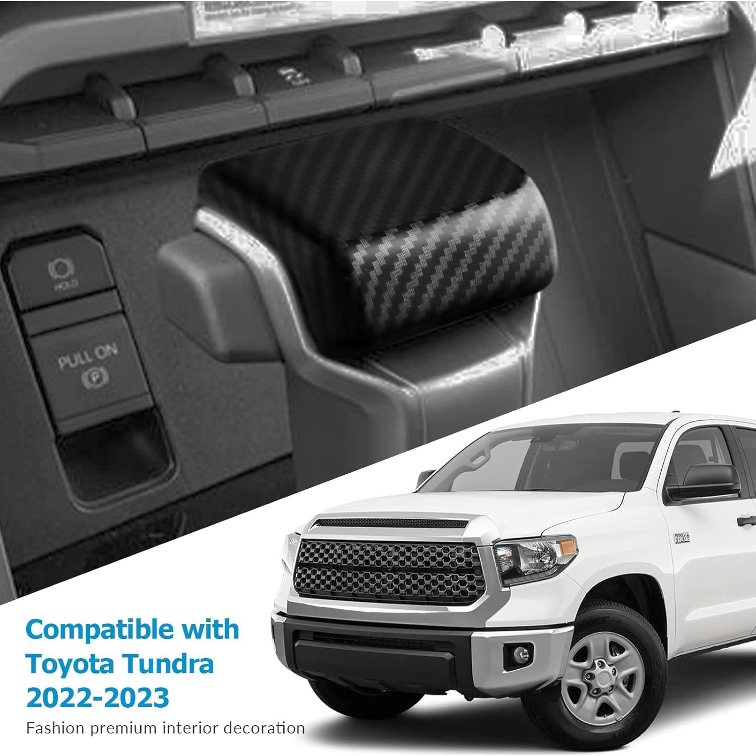 Cubierta de pomo de cambio INTGET para Toyota Tundra 2022-2025