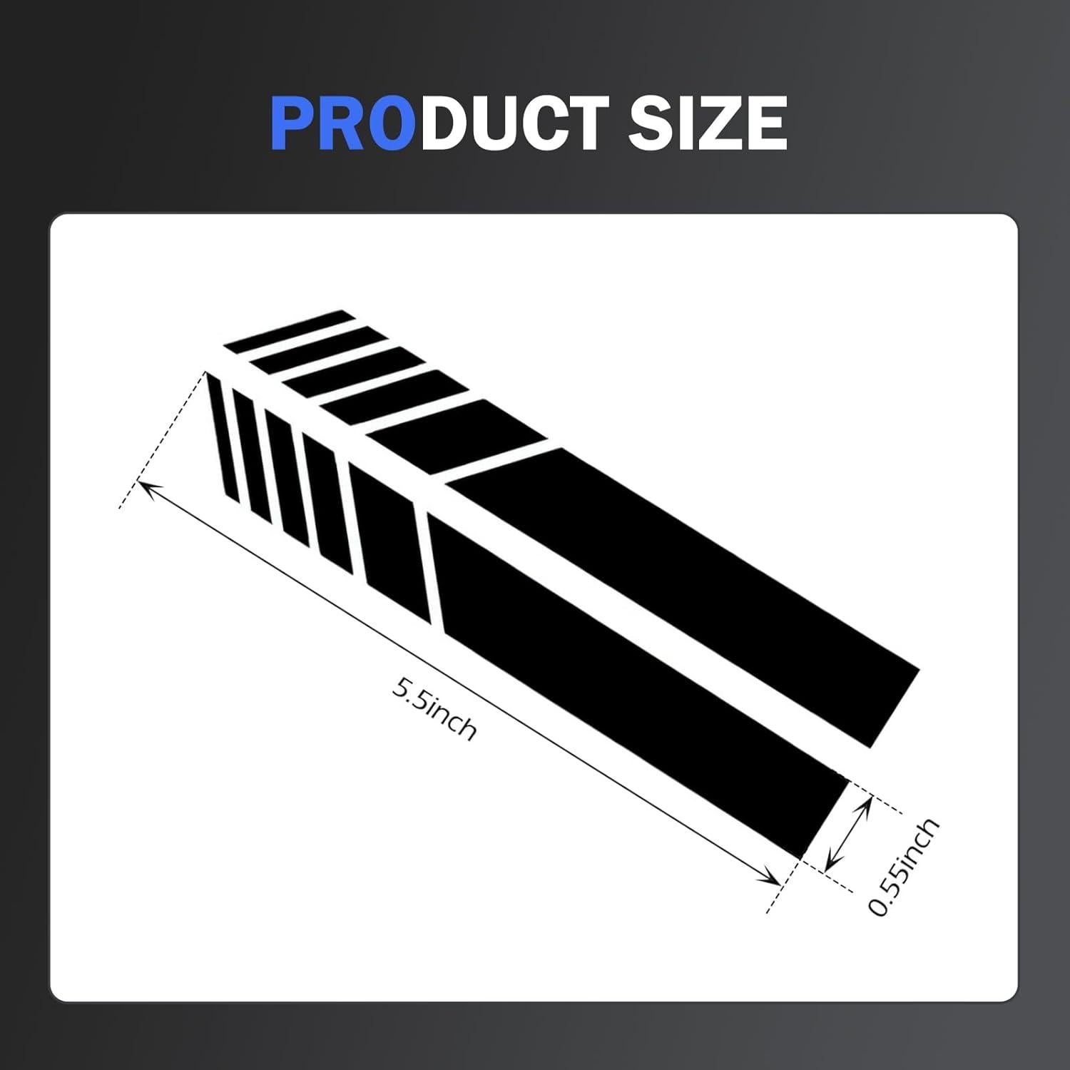 Calcomanías Reflectantes para Espejos Retrovisores Ferianl - 2 Piezas