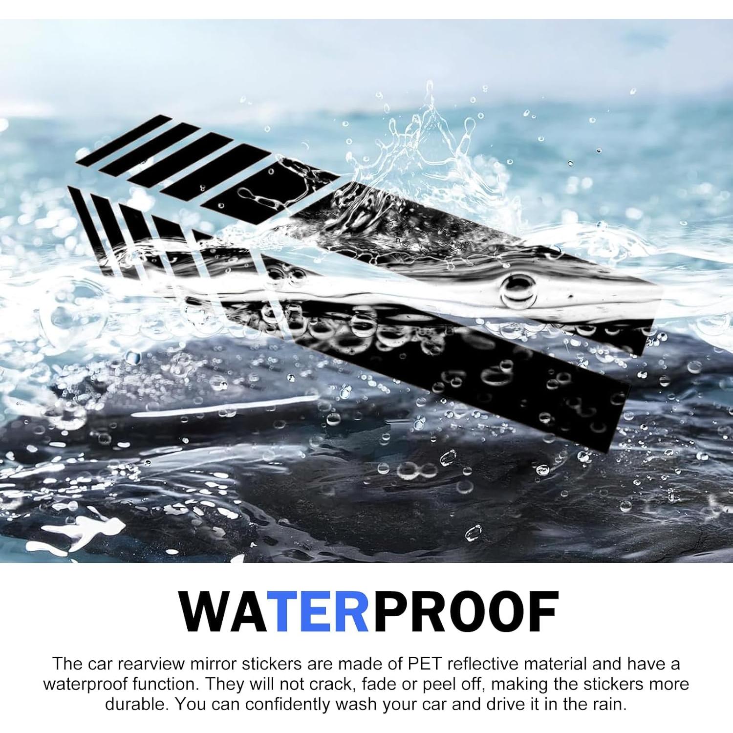 Calcomanías Reflectantes para Espejos Retrovisores Ferianl - 2 Piezas