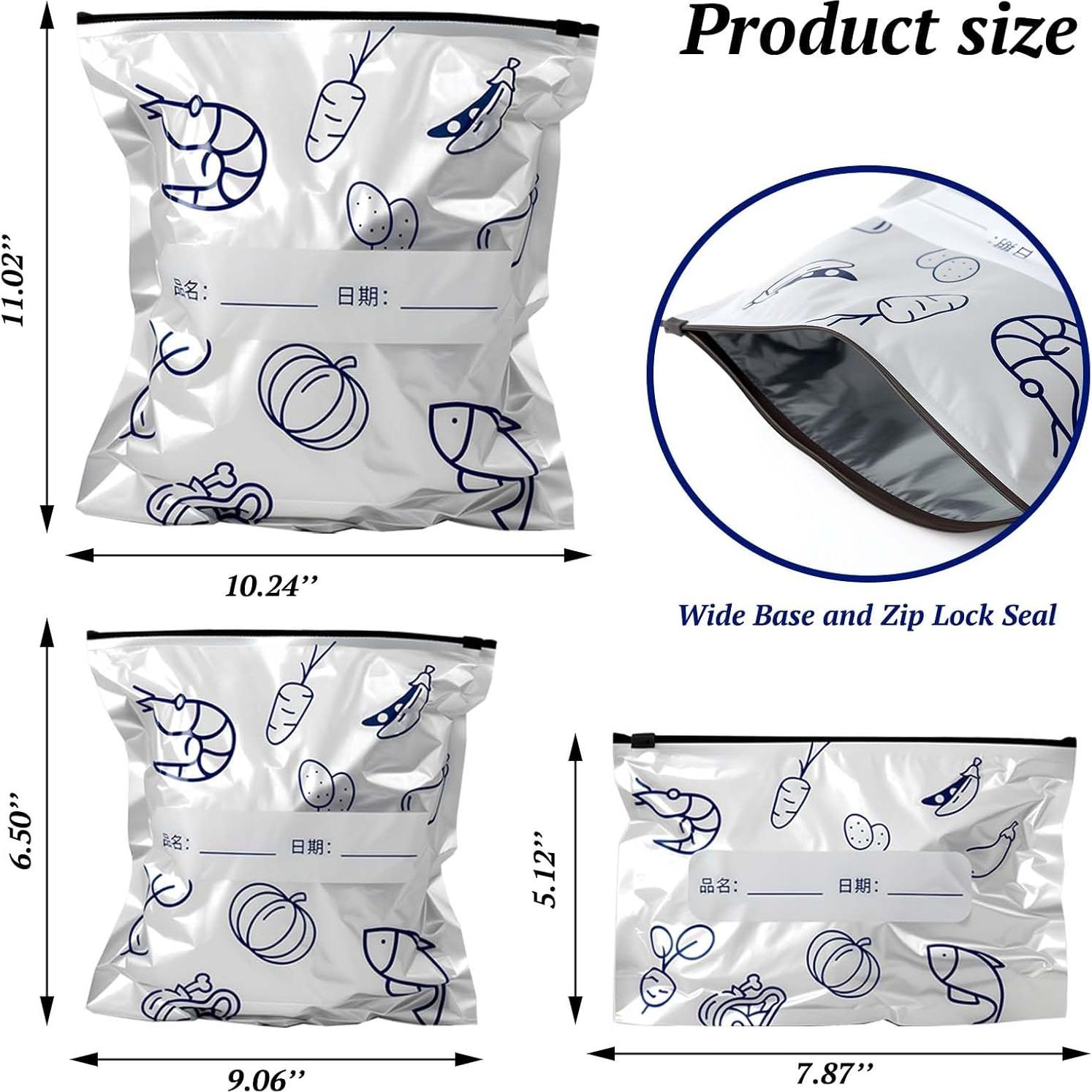 Bolsas de Aluminio Reutilizables TECHPLUS 15 Unidades 1L