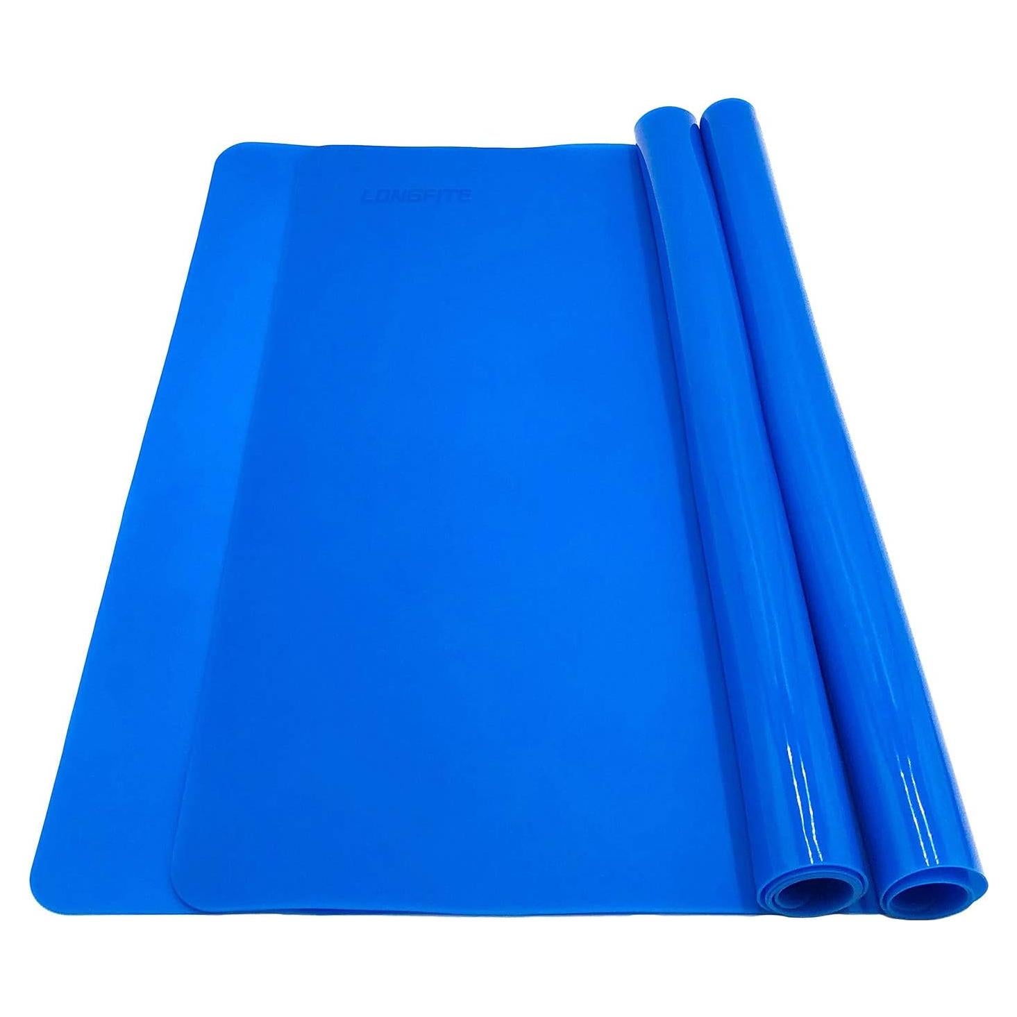 Tapete de Silicona Antiadherente Longfite 50.8x40.6 cm Azul 2 Pzas