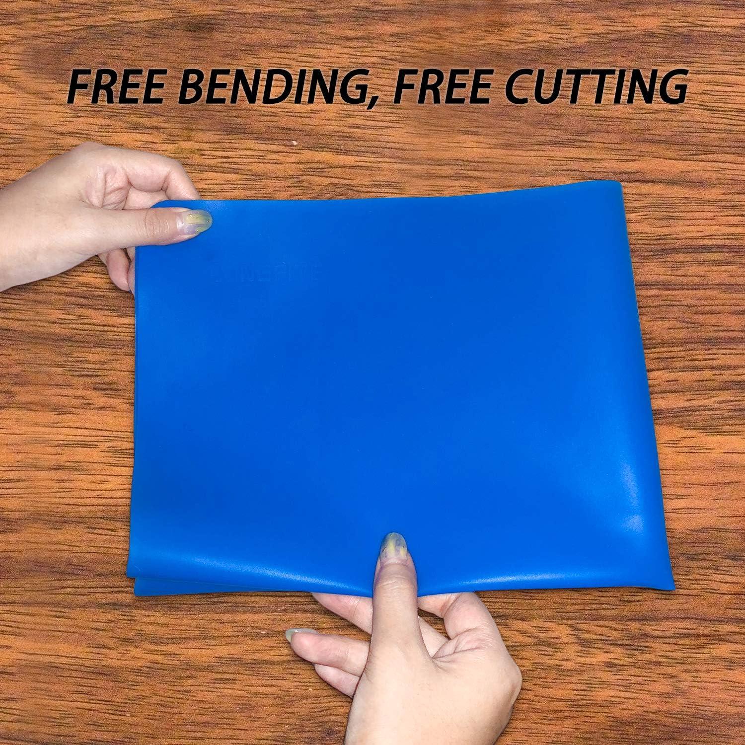 Tapete de Silicona Antiadherente Longfite 50.8x40.6 cm Azul 2 Pzas