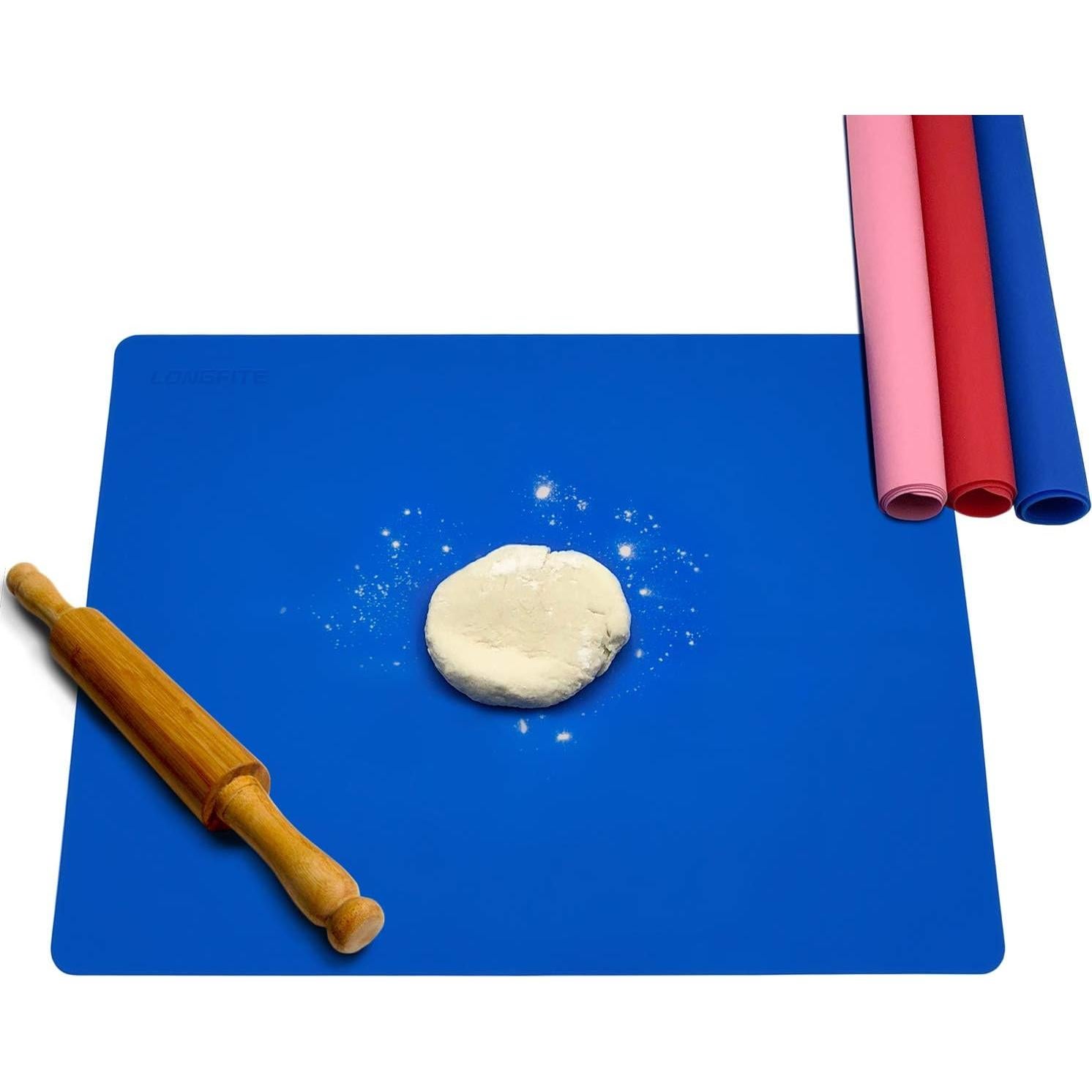 Tapete de Silicona Antiadherente Longfite 50.8x40.6 cm Azul 2 Pzas