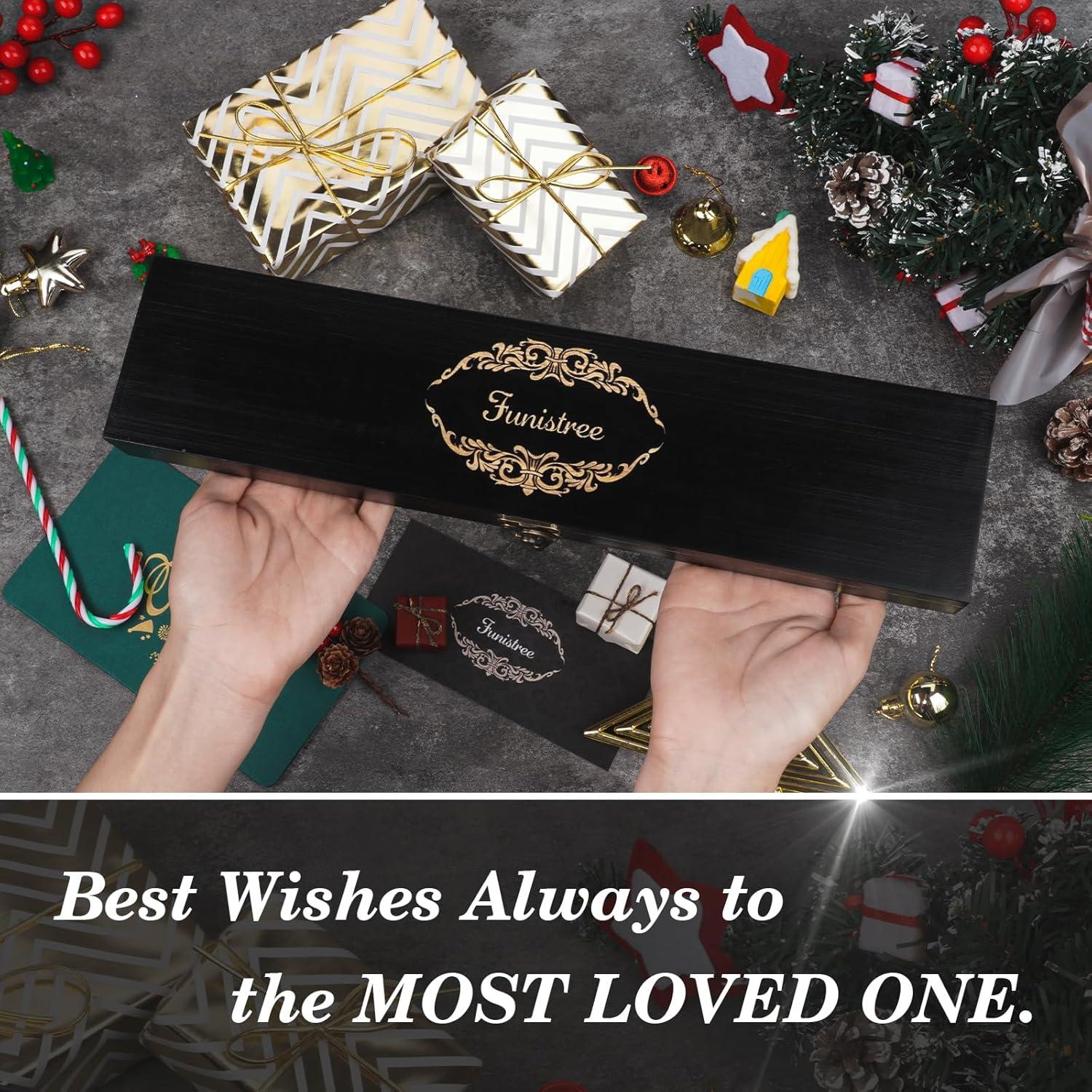 Cuchillo de Chef Funistree 20.32 cm Mejor Papá en Caja de Madera