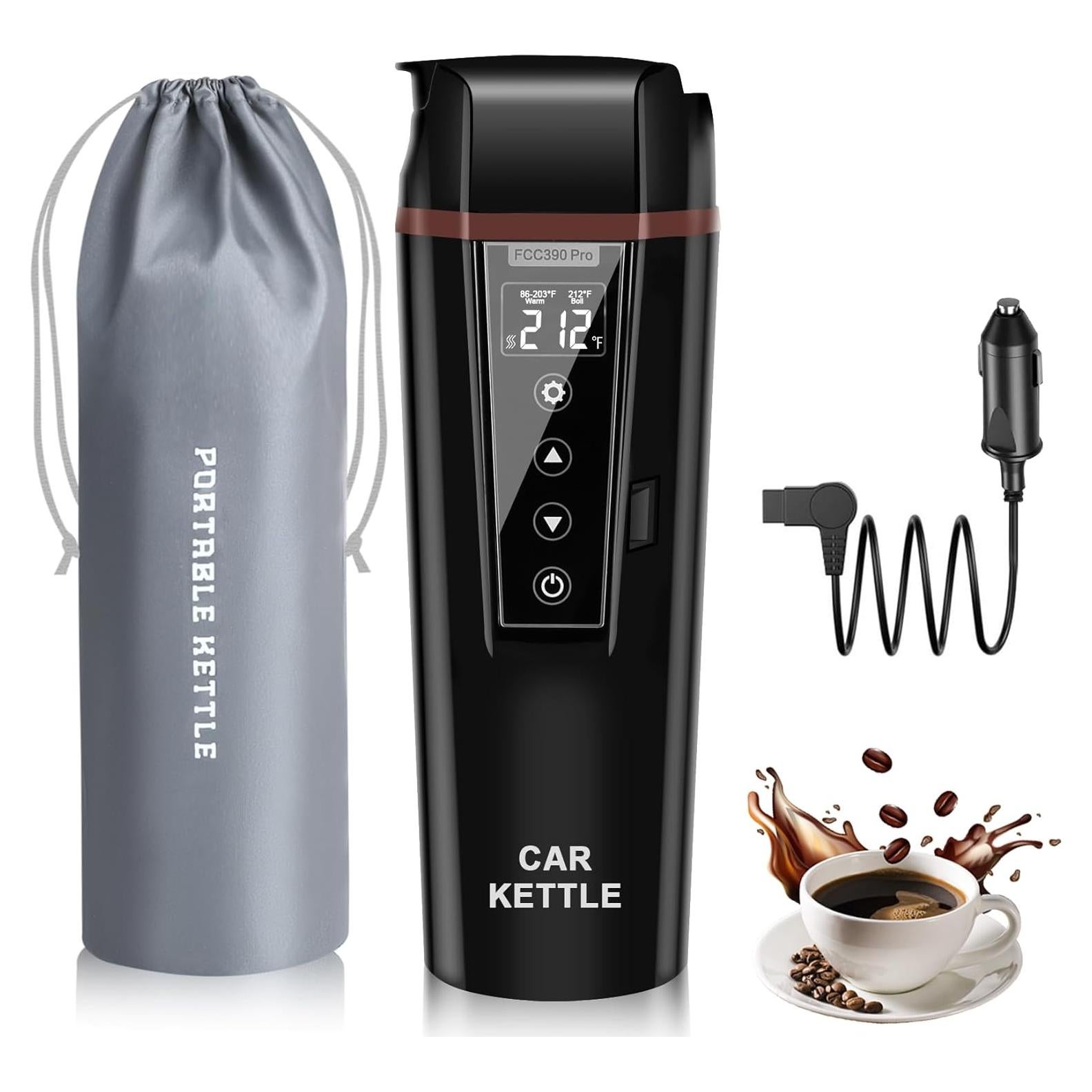 Hervidor Eléctrico de Coche LINGYOKY FCC390 Pro 400ml 12V/24V