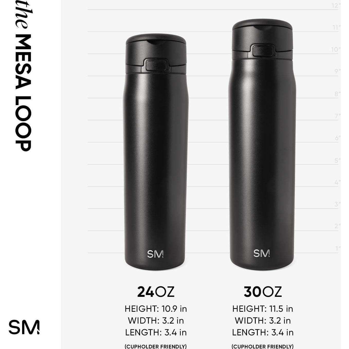 Botella de Agua Simple Modern Mesa Loop 24oz Acero Inoxidable