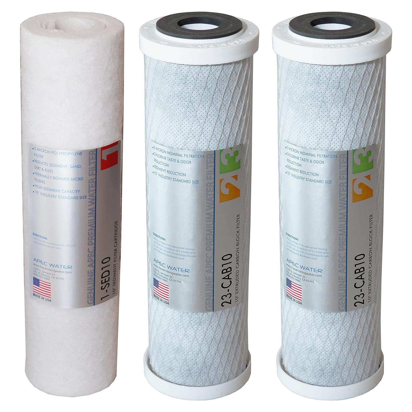 Filtro de Reemplazo APEC ULTIMATE 3 Etapas para Ósmosis Inversa