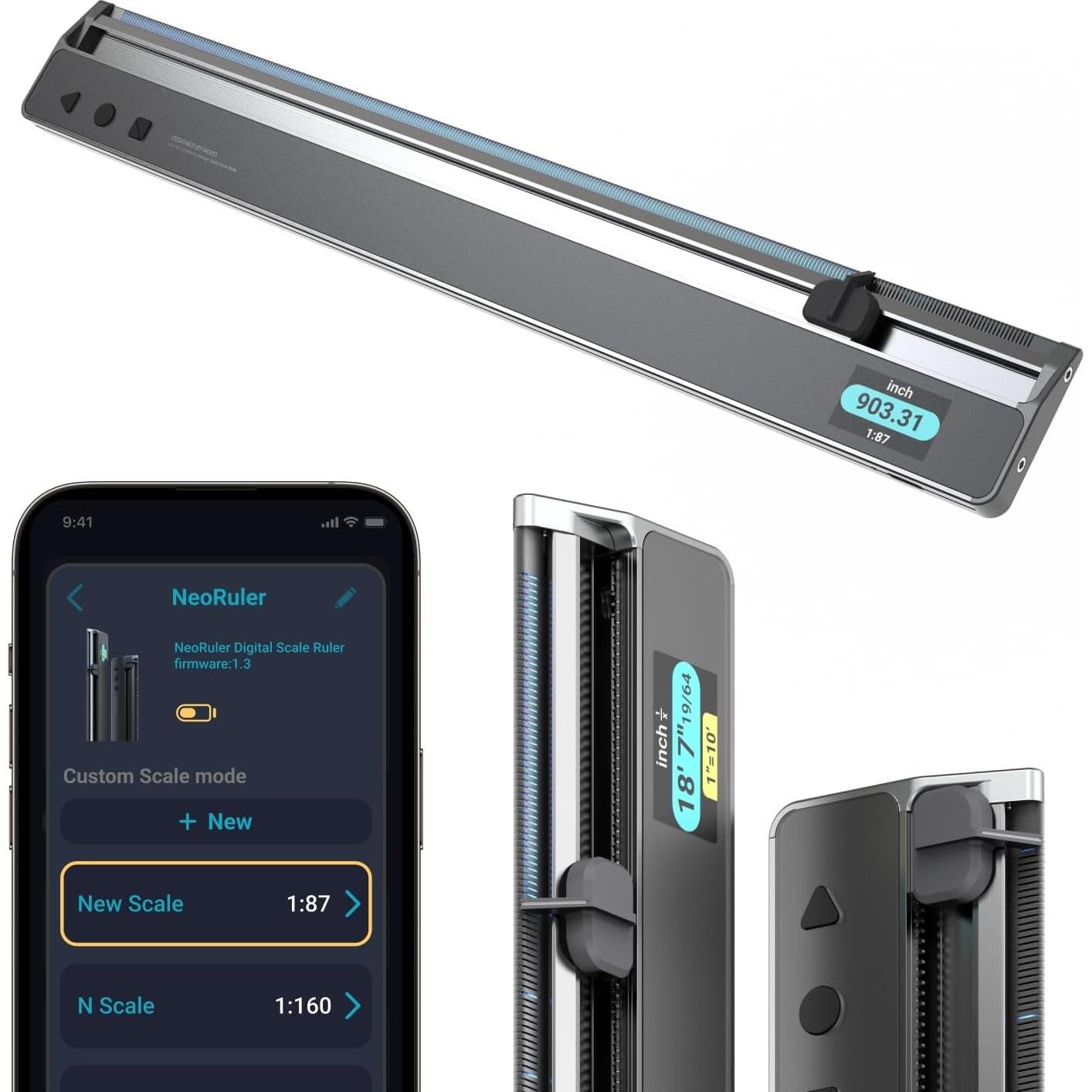 Escala Digital NeoRuler Kit NeoReading y NeoDrafting