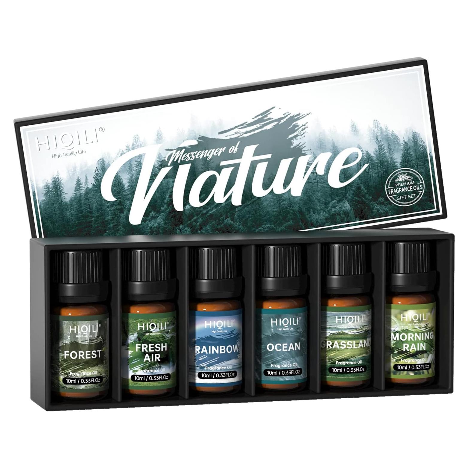 Set de Aceites de Fragancia Natural HIQILI 6x9.84ml