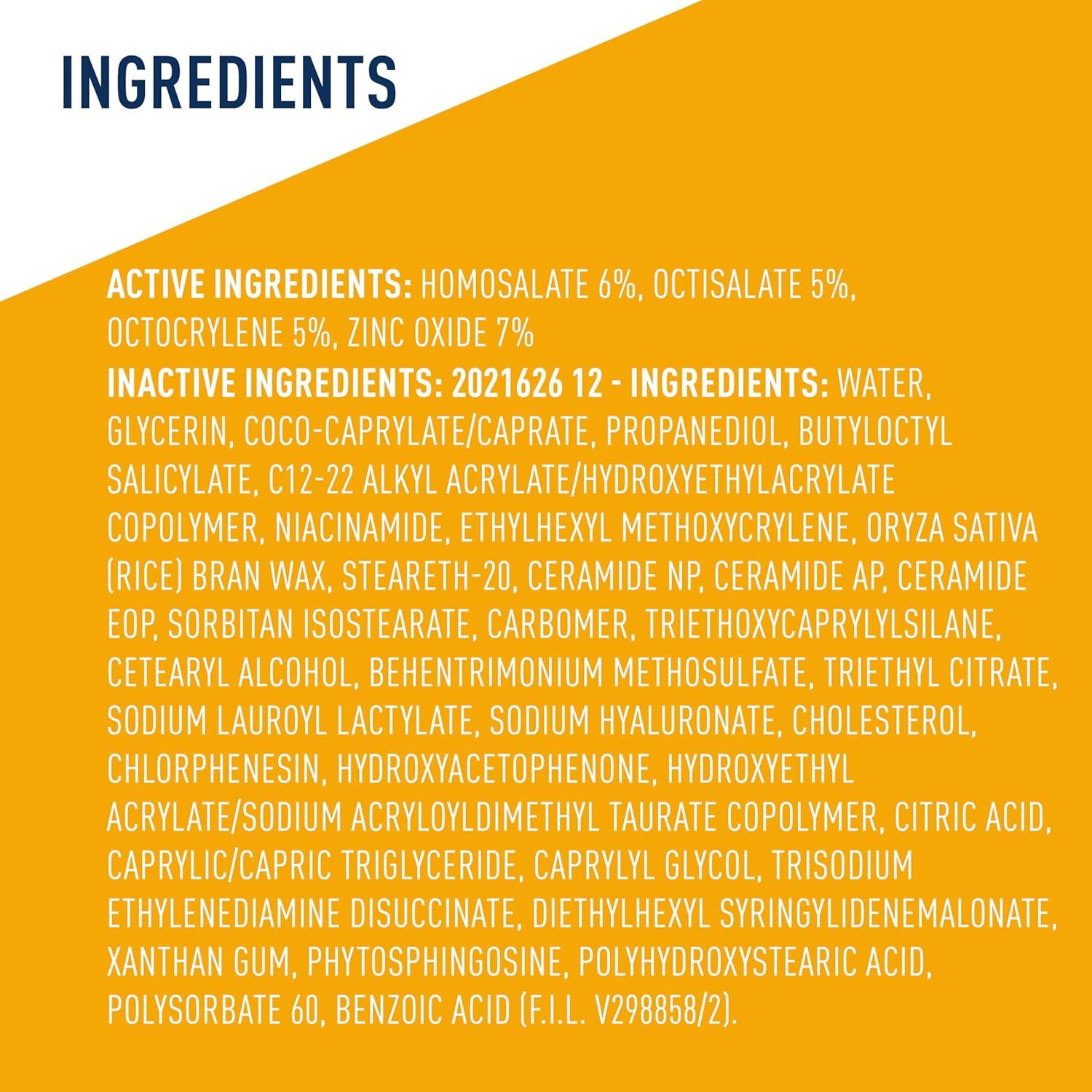 CeraVe Protector Solar Hidratante SPF 30 para Cara y Cuerpo 85g