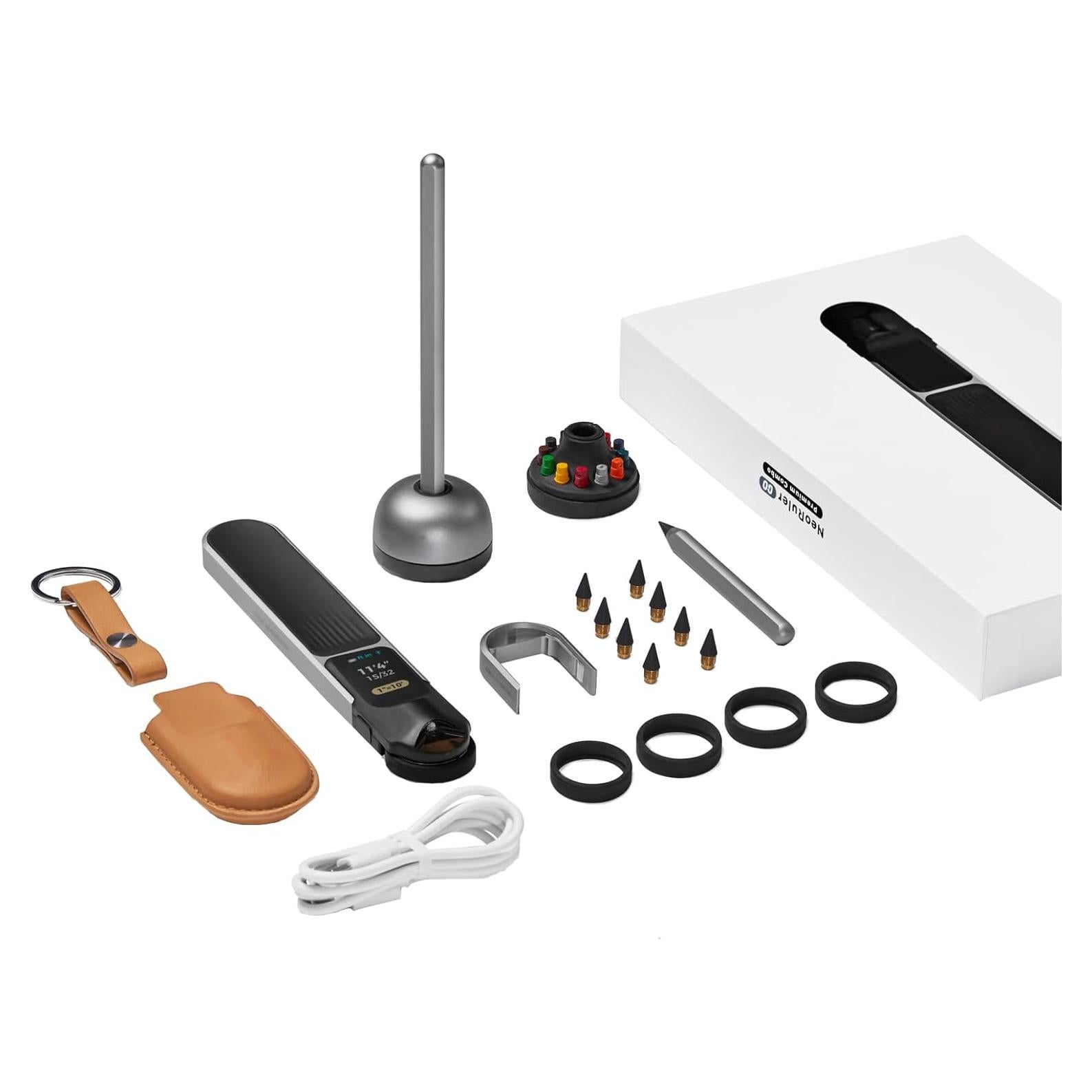 Cinta Métrica Digital HOZO NeoRulerGO con Láser y Funda