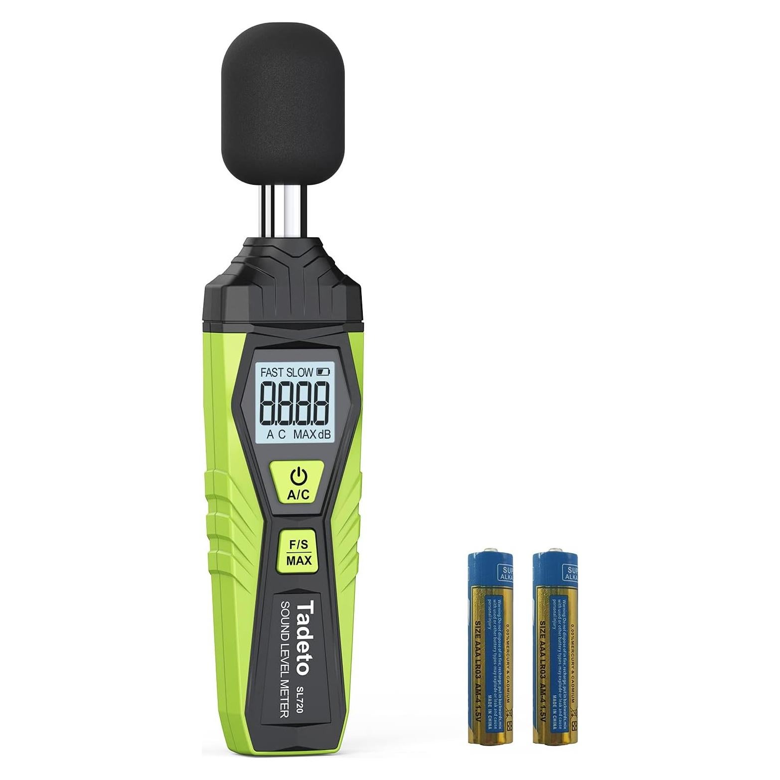 Medidor de Decibelios Digital Tadeto SL720 30-130dB Portátil