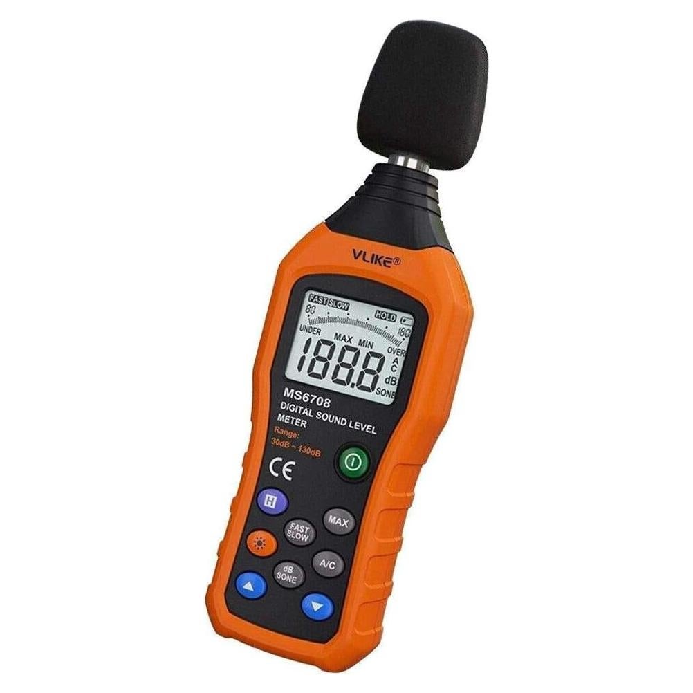 Medidor de Nivel de Sonido Digital VLIKE VL6708 30-130 dB