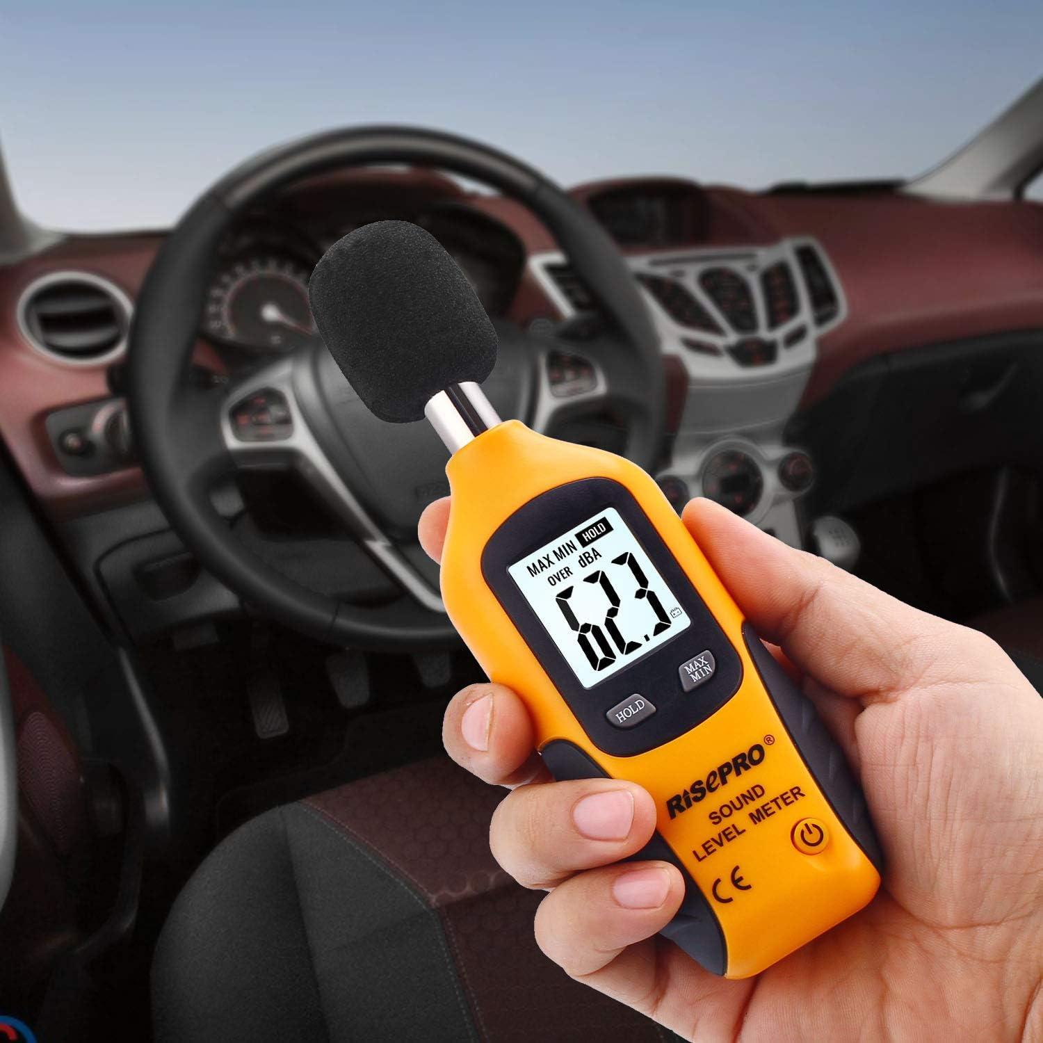 Medidor de Decibelios RISEPRO HT-80A 30-130 dB Retroiluminado