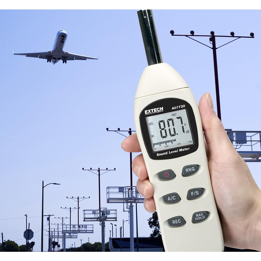 Medidor de Nivel de Sonido Digital Extech 407730 40-130dB