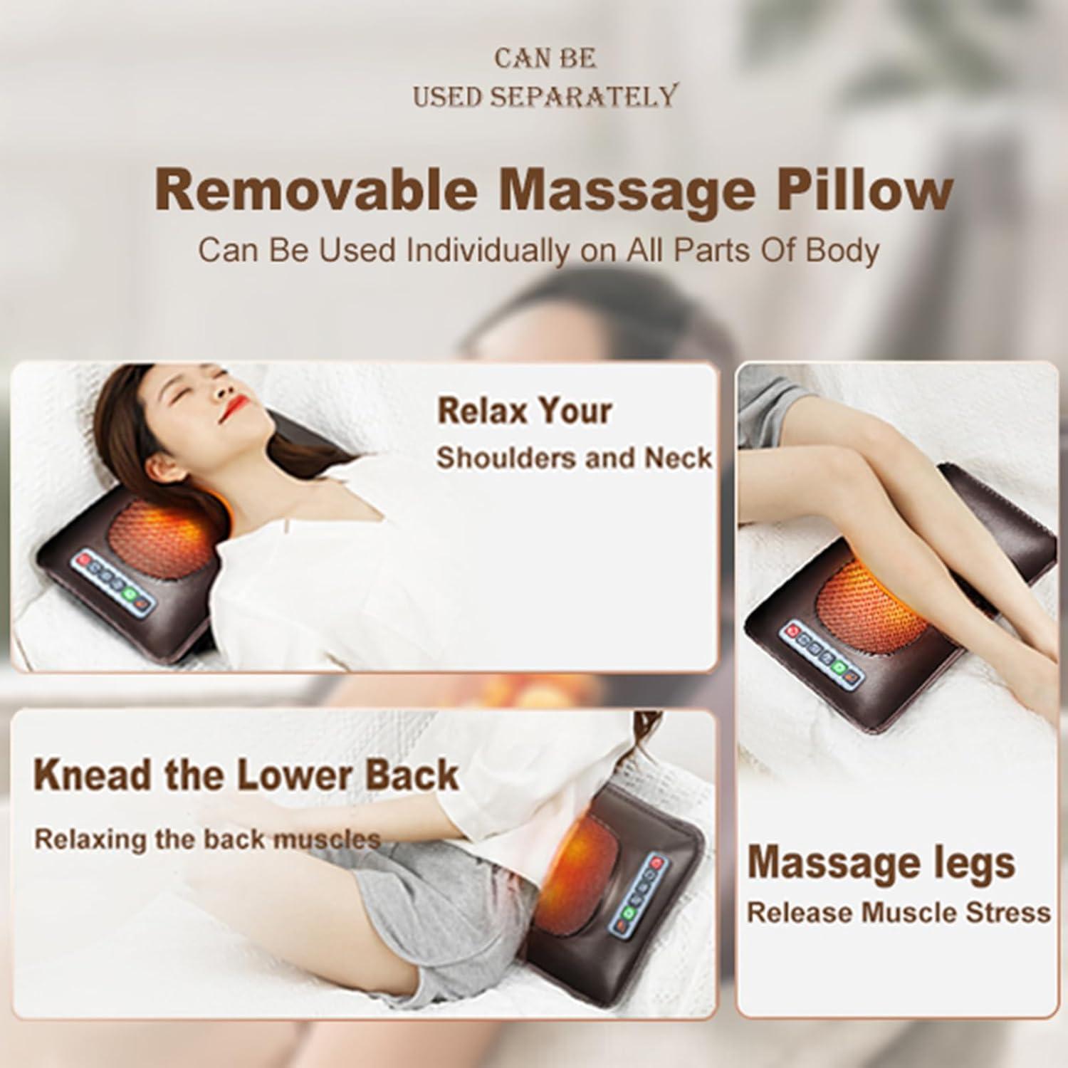 Alfombra de Masaje Vibrante Lvrunben con Calefacción 55x181cm