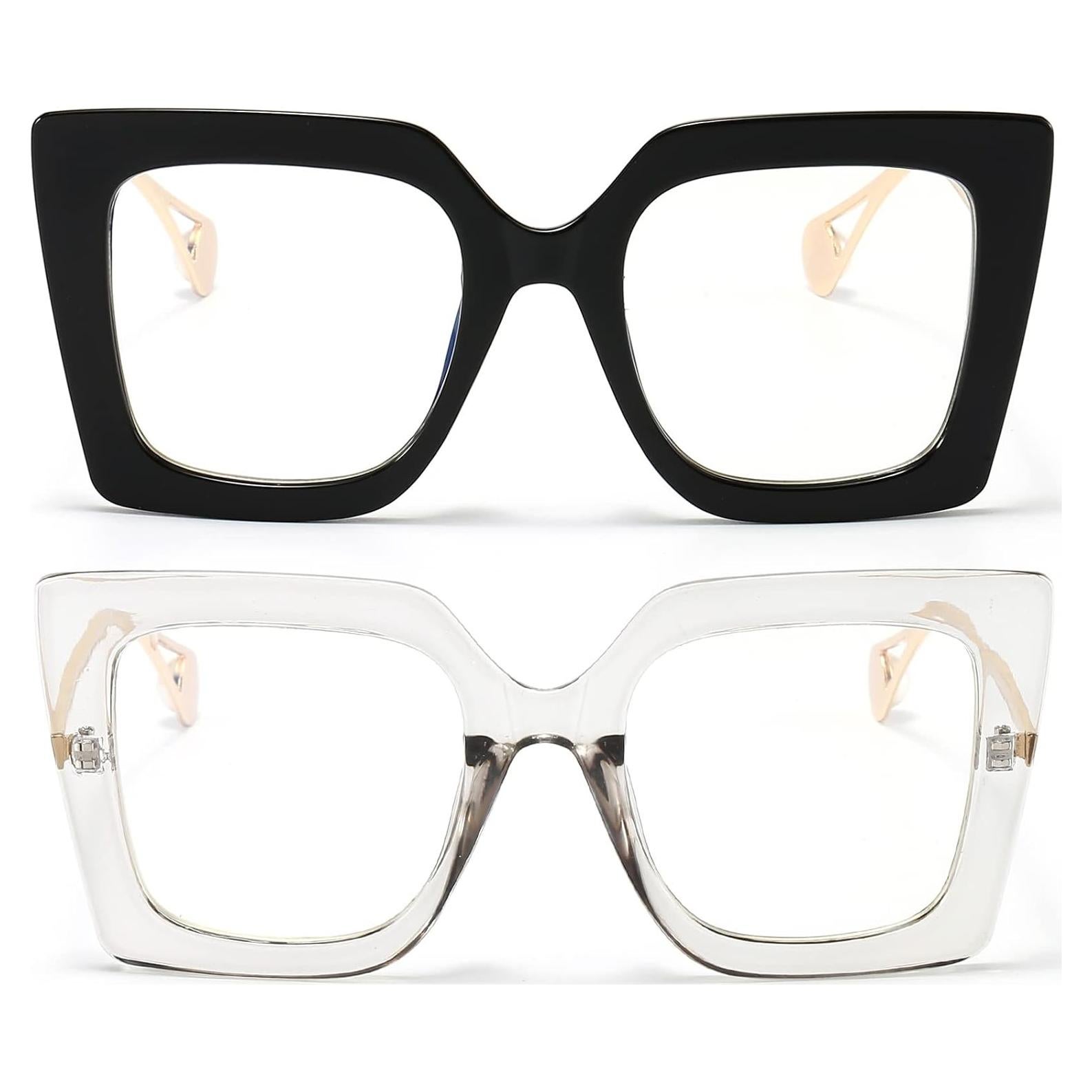 Gafas AIEYEZO Antiluz Azul Sobredimensionadas para Mujeres