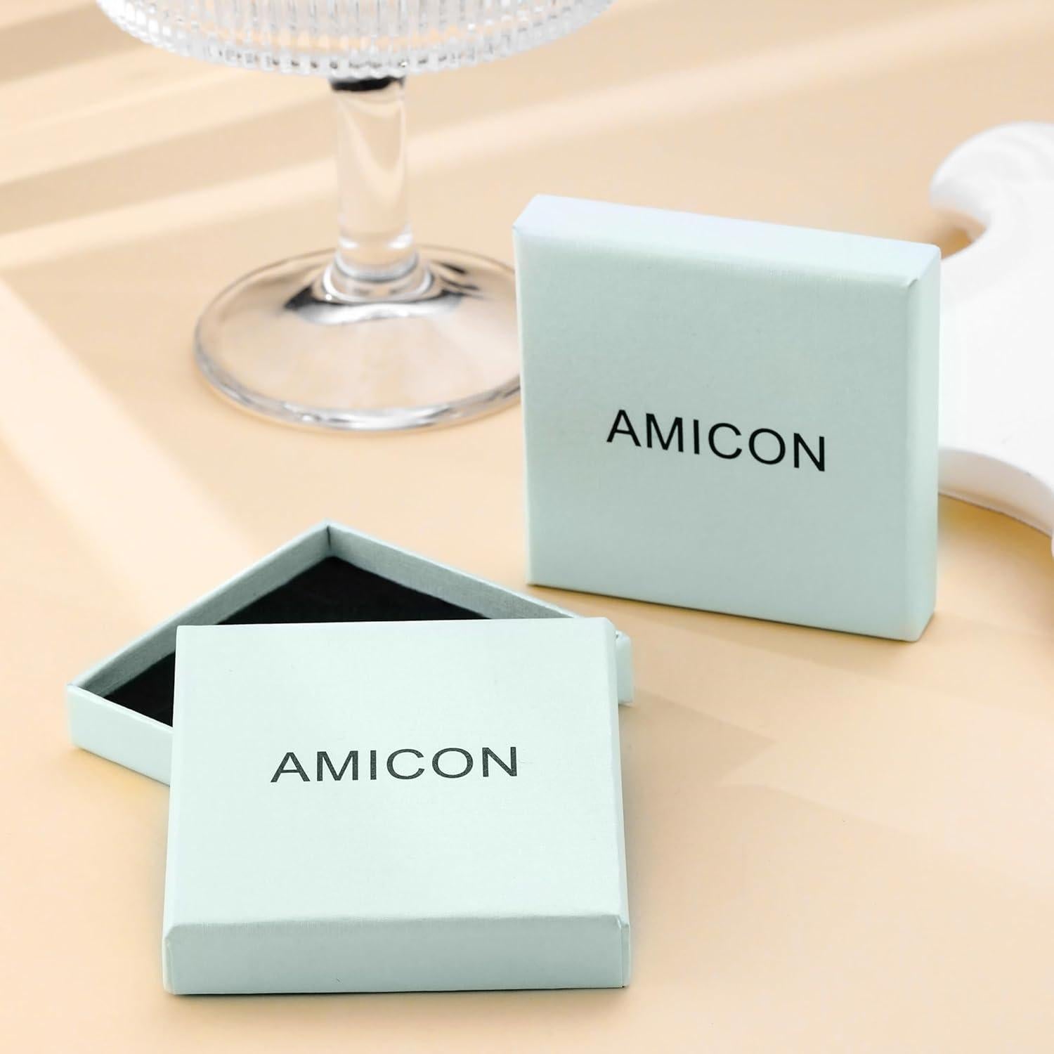 Collar de Cruz Dainty Amicon en Oro de 14K con Diamantes 41.91 cm