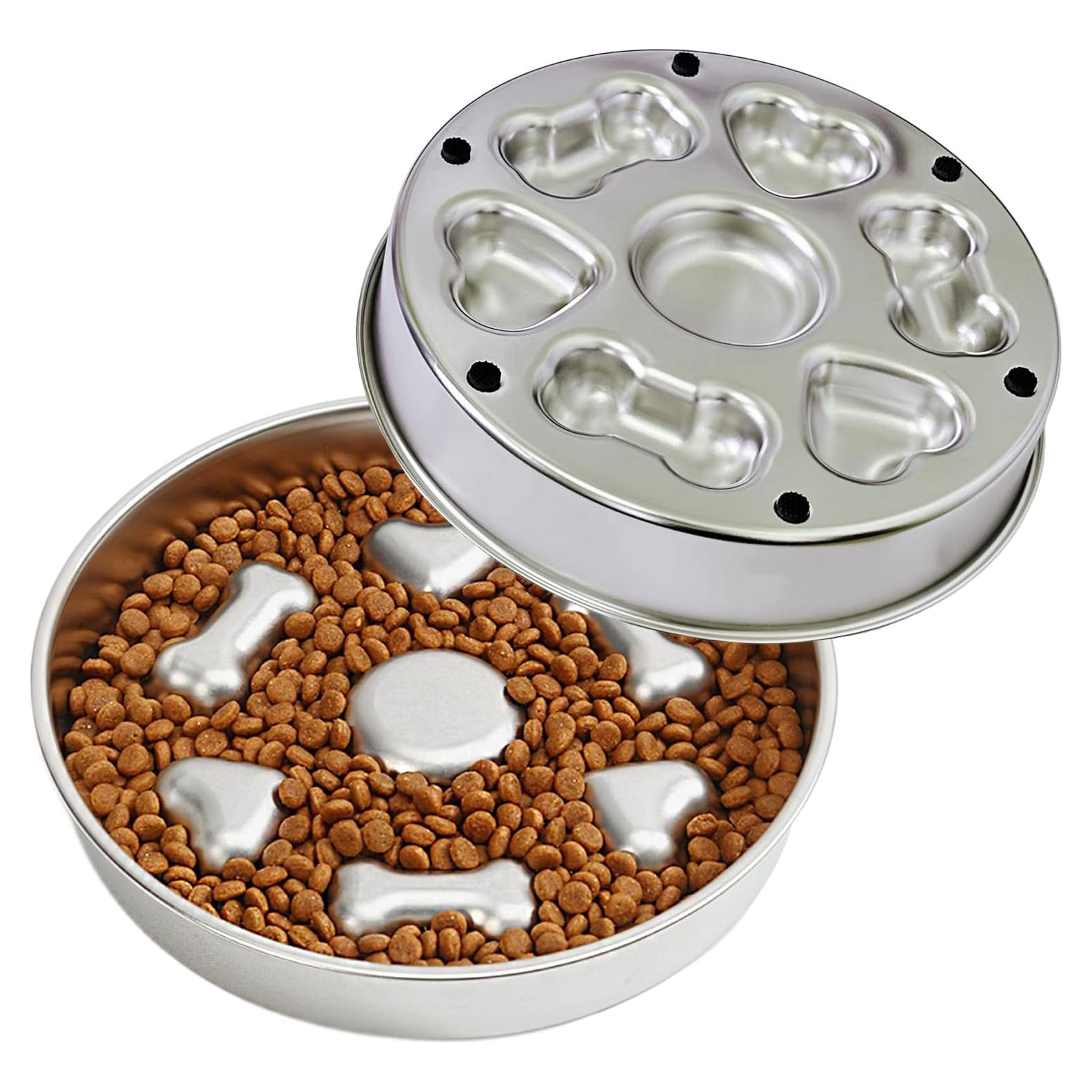 Cuenco de Alimentación Lenta Cilkus Acero Inoxidable 4 Tazas