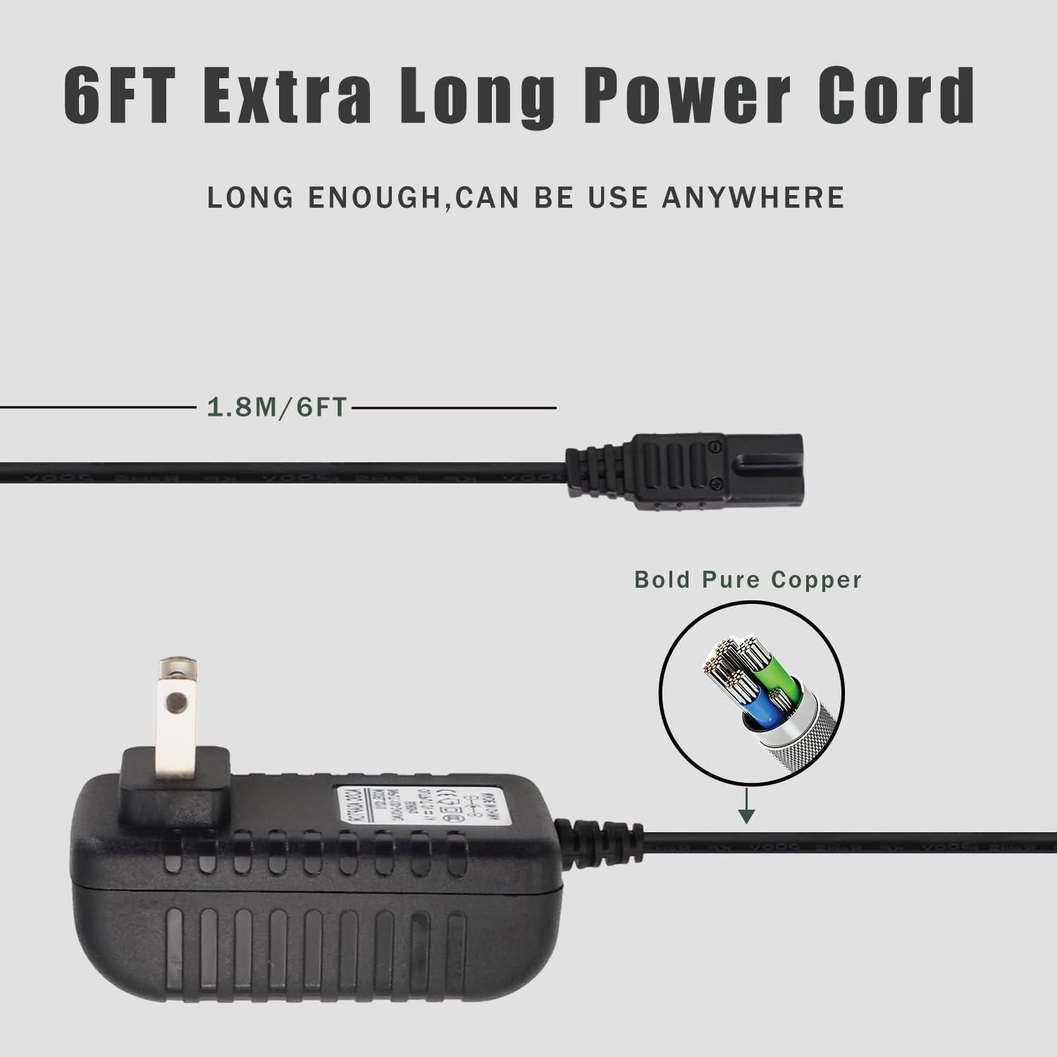 Cargador de 2V BOEEA para Afeitadora Wahl Shaper 8061