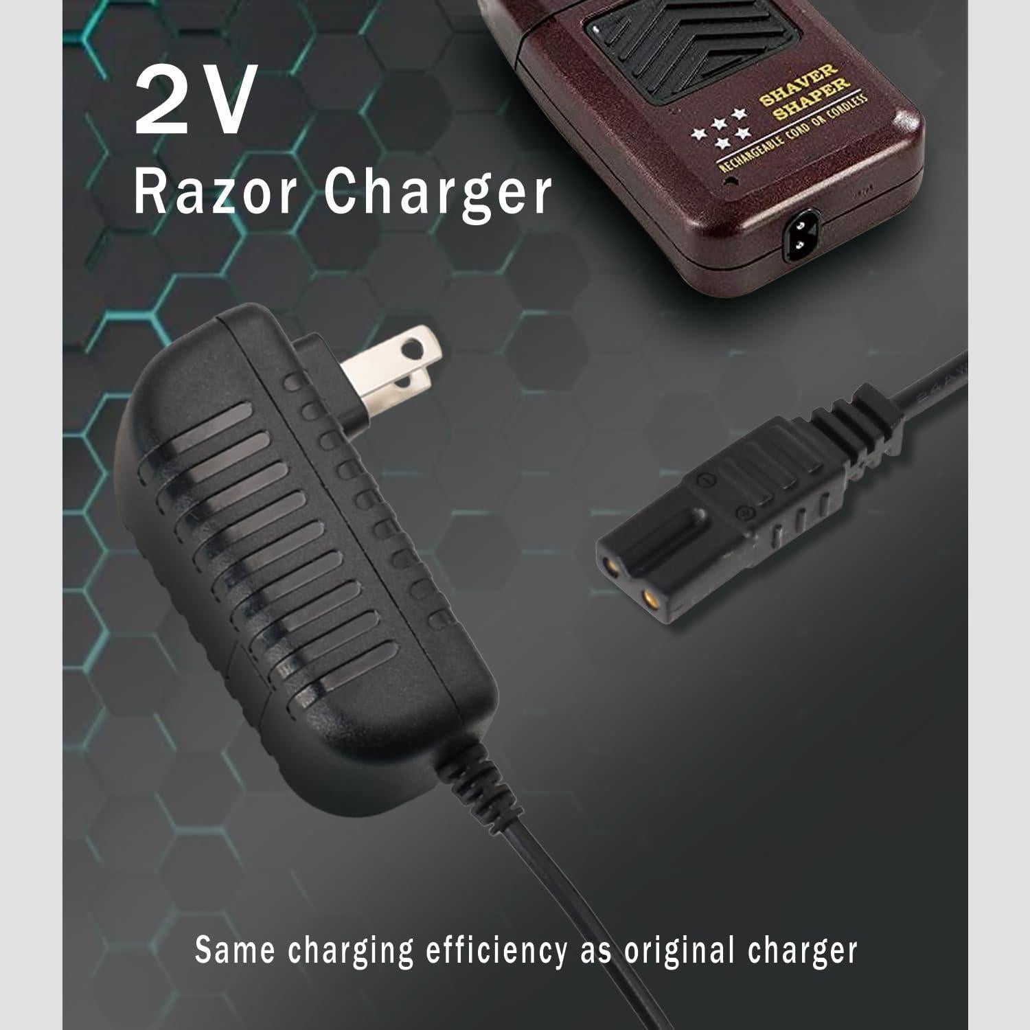 Cargador de 2V BOEEA para Afeitadora Wahl Shaper 8061