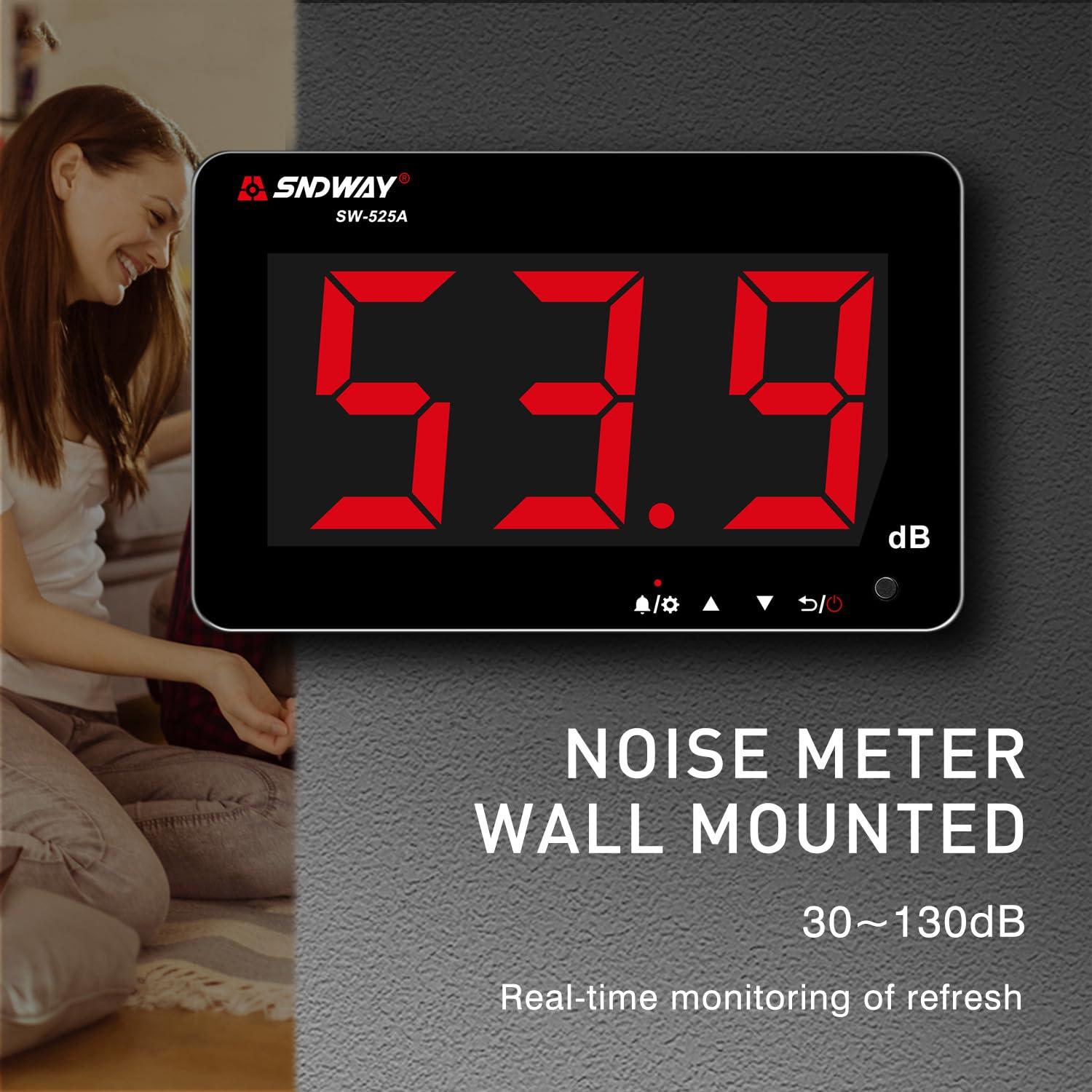 Medidor de Decibelios XRCLIF 30-130dB Montado en Pared