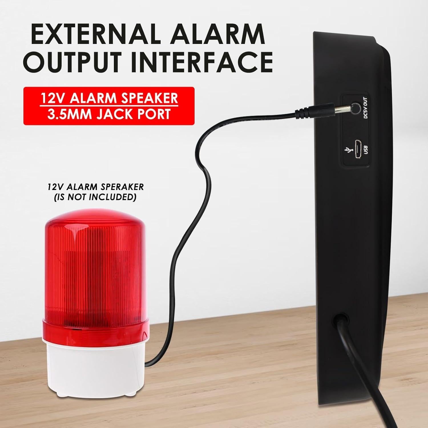 Medidor de Decibelios Landtek con Pantalla LCD 33 cm y Sensor 5 m