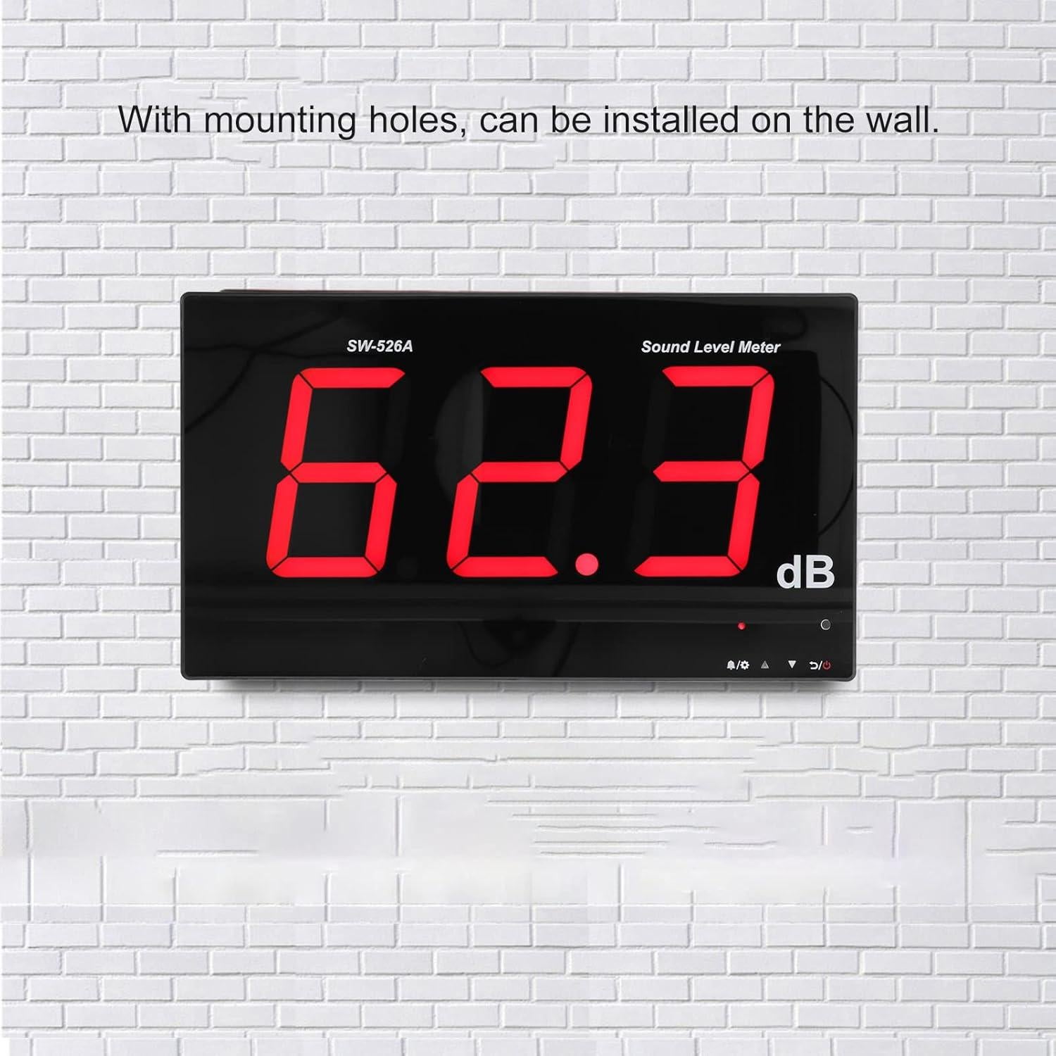 Medidor de Decibelios Hilitand 30-130dB Pantalla LCD 45.72cm