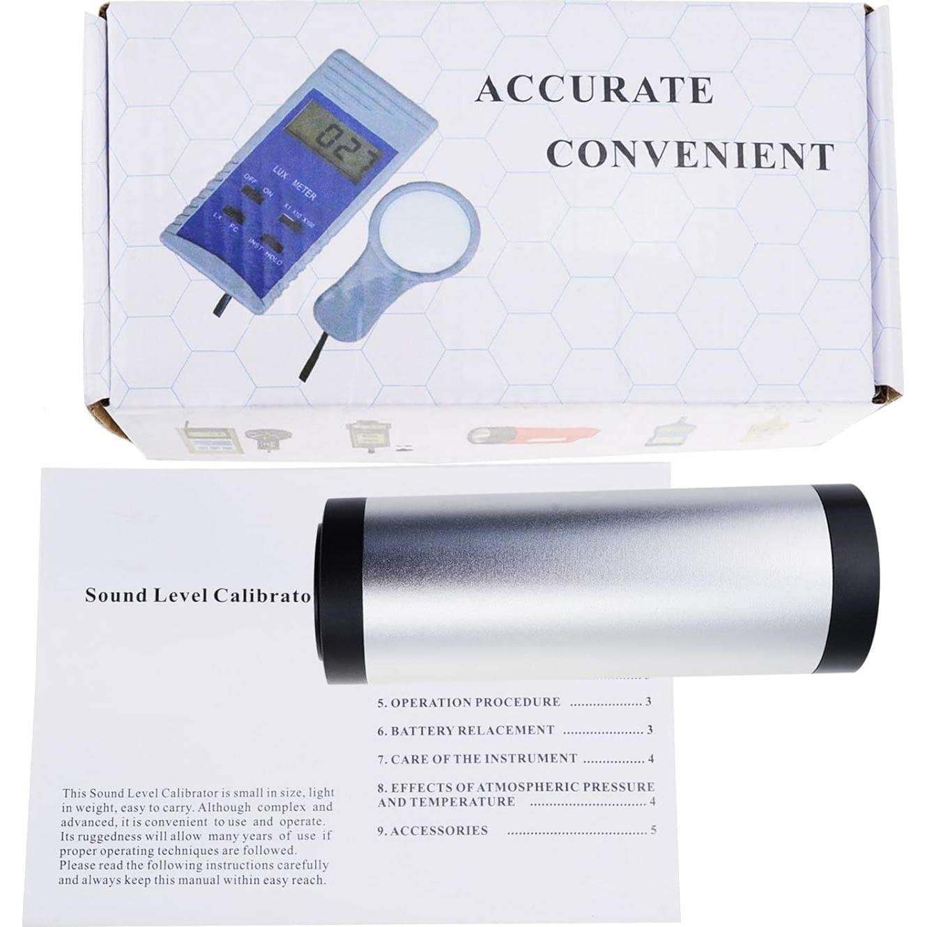 Calibrador de Sonido TekcoPlus SLM-111 94dB 114dB