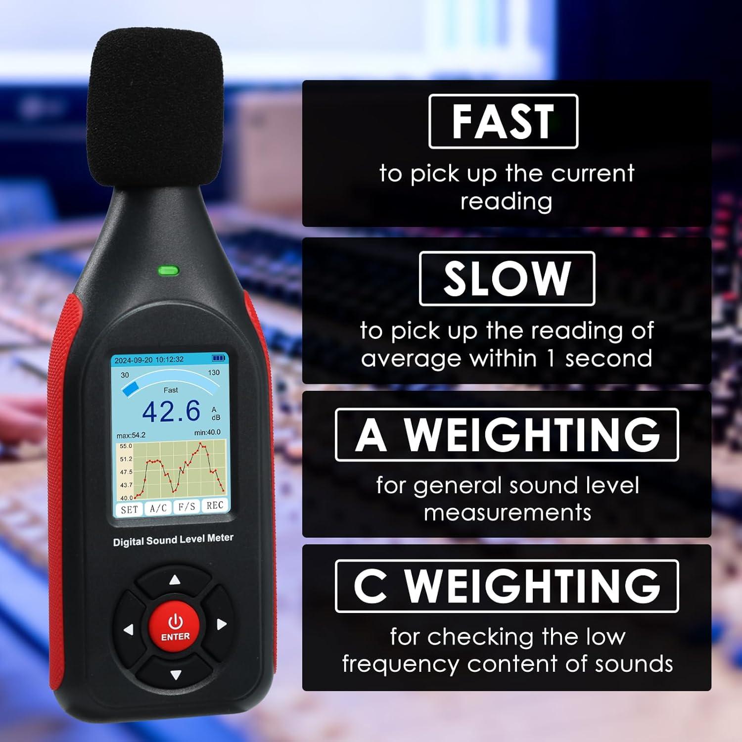 Medidor de Decibelios Digital Danoplus KIB0441 30-130dB