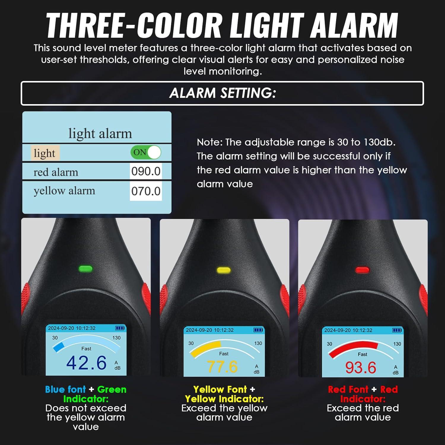 Medidor de Decibelios Digital Danoplus KIB0441 30-130dB