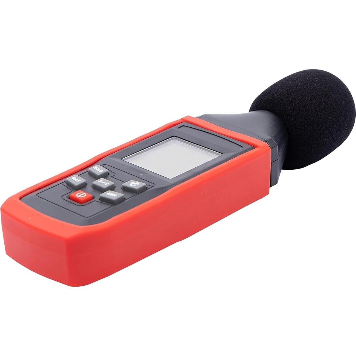 Medidor de Sonido HFS, Rango 30dB a 130dB, Pantalla LCD