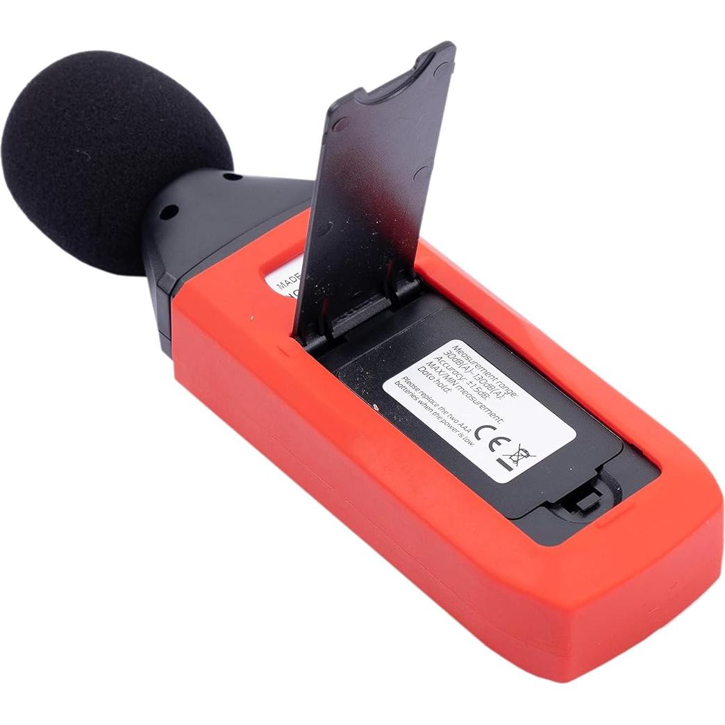 Medidor de Sonido HFS, Rango 30dB a 130dB, Pantalla LCD