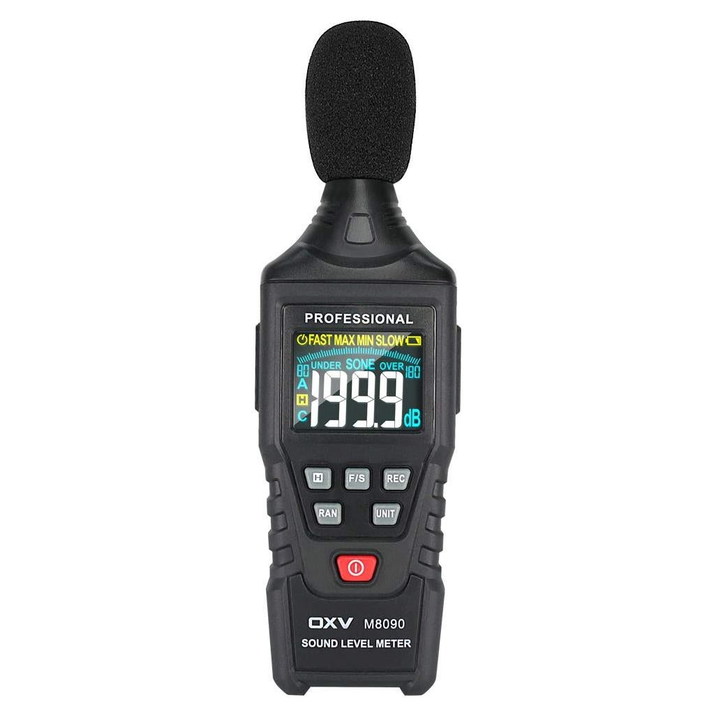 Medidor de Decibelios OXV 8090A Digital 30-130 dB Precisión 1.5dB