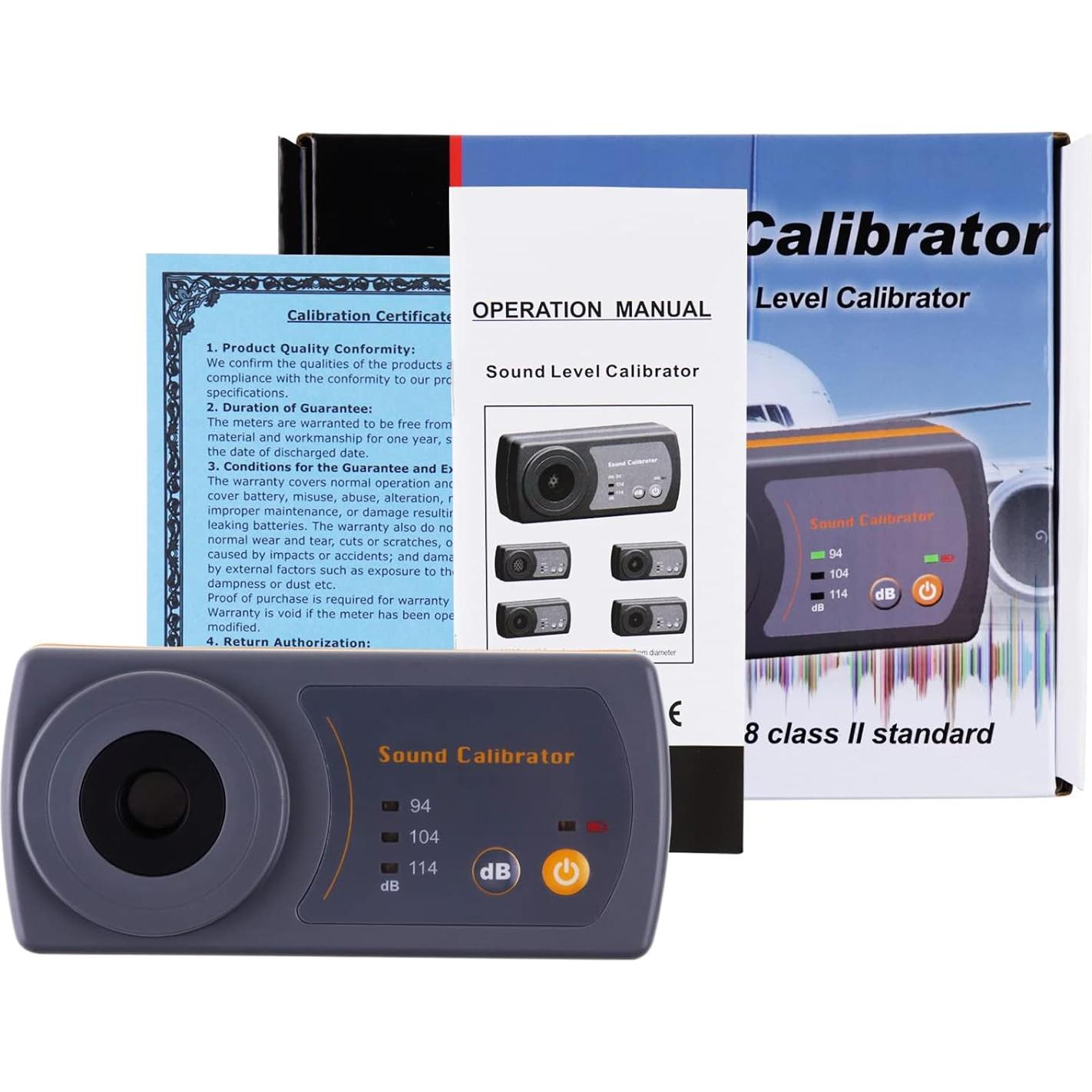 Calibrador de Nivel de Sonido TekcoPlus TK305PLUS 94dB-114dB