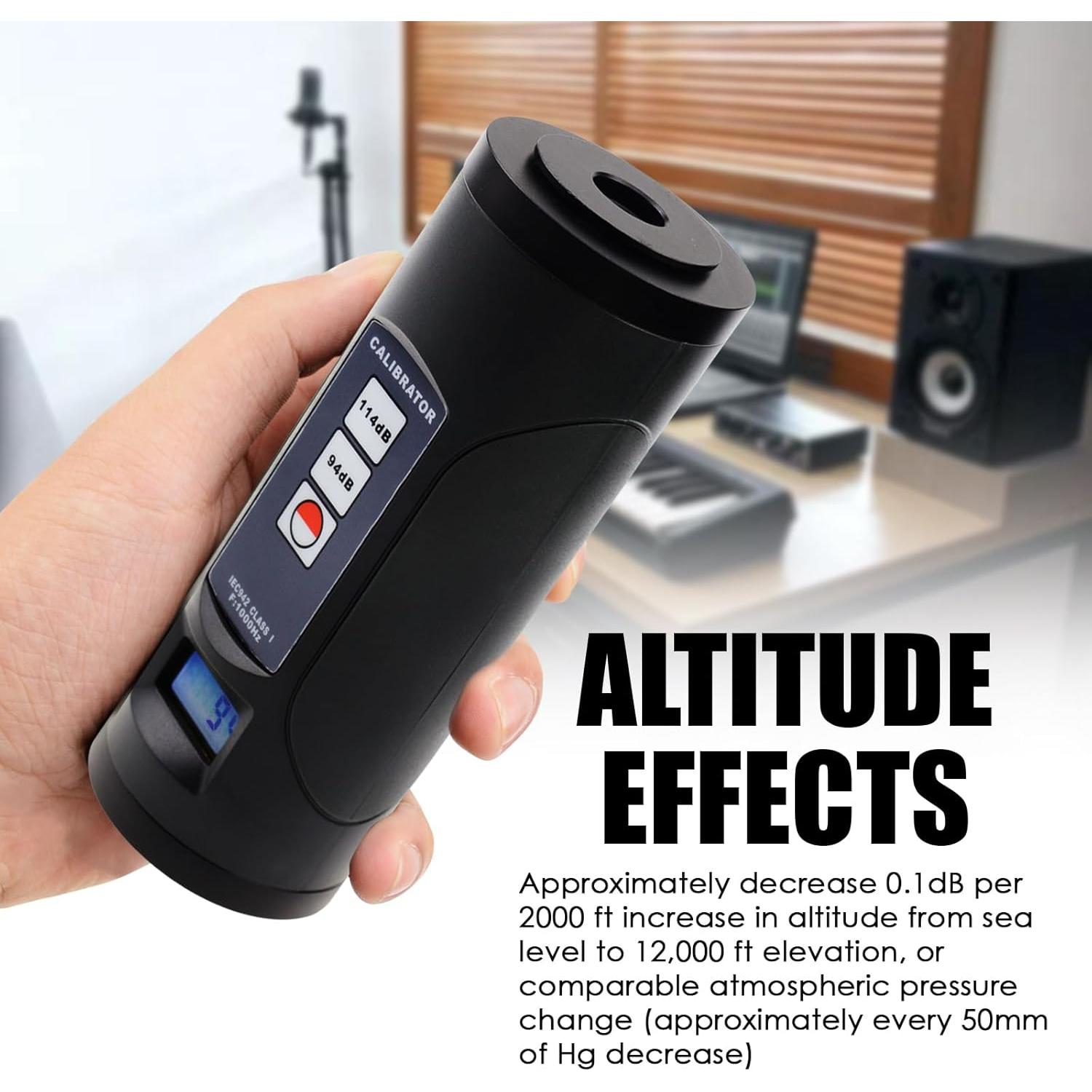 Calibrador de Nivel de Sonido TekcoPlus SLTK-885B 94-114dB