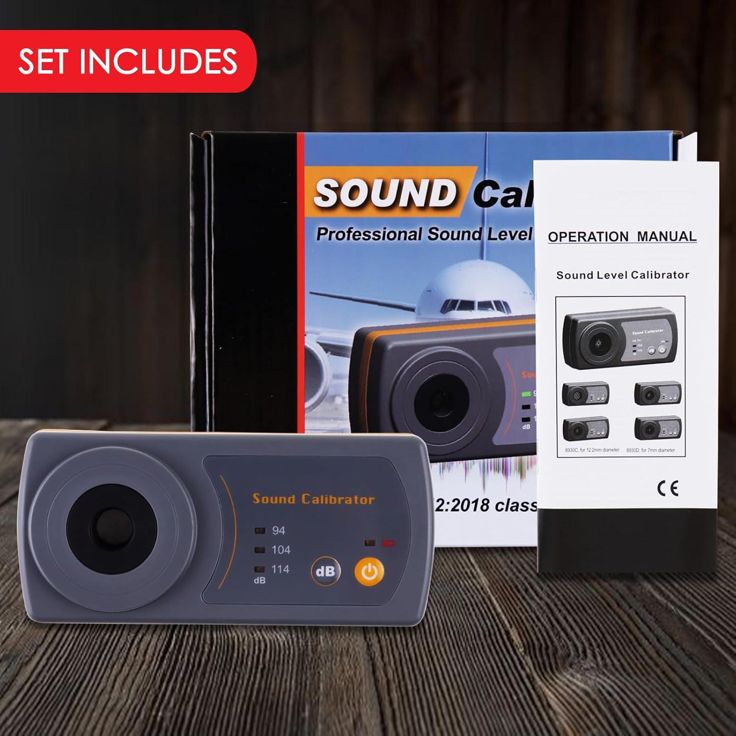 Calibrador de Nivel de Sonido Gain Express 8930B 114dB 104dB 94dB